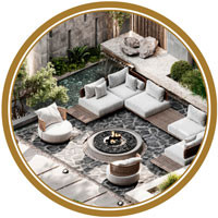 Landscape design with a focus on privacy