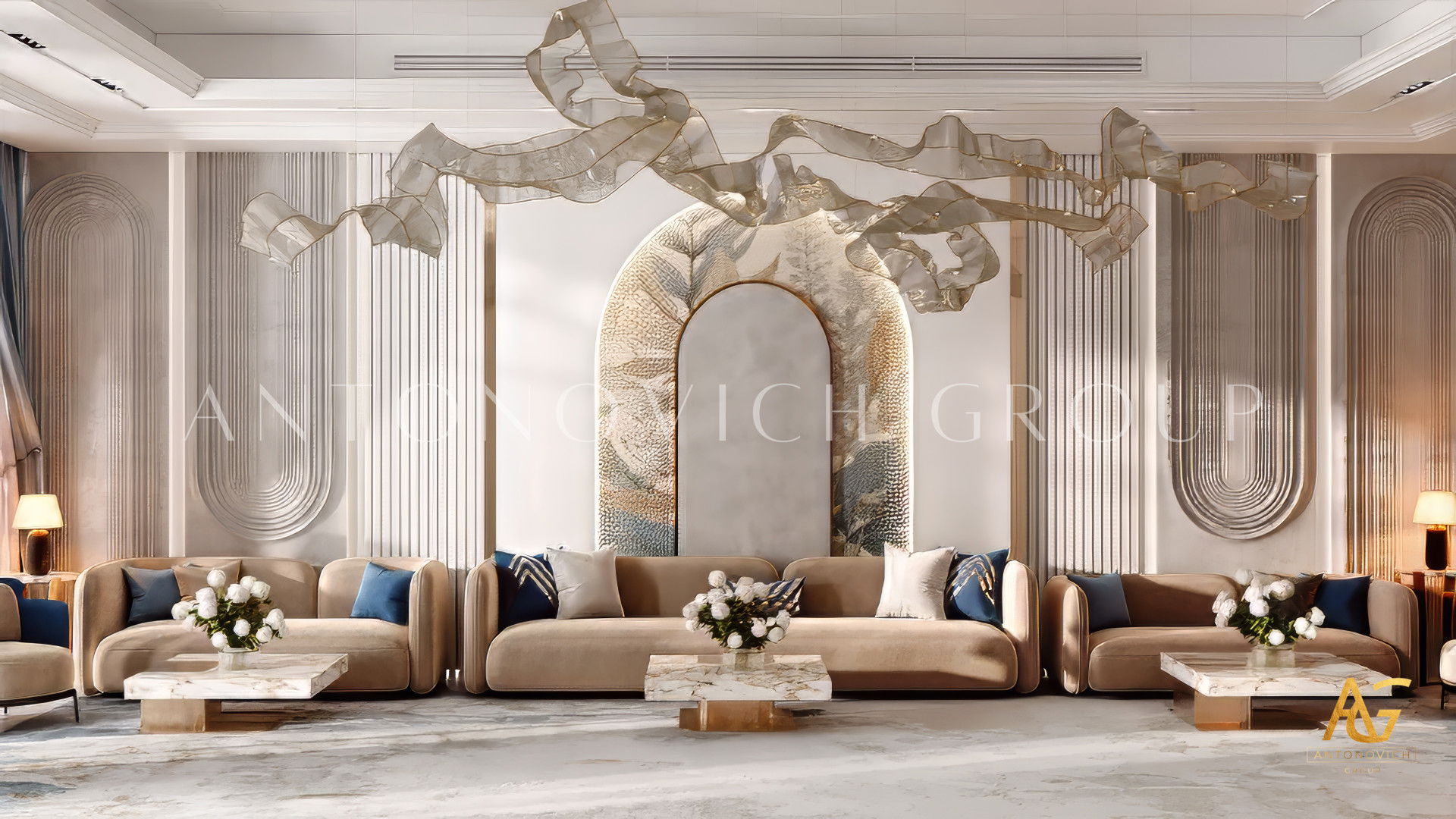 Люксовый дизайн интерьера в Эр-Рияде и Саудовской Аравии