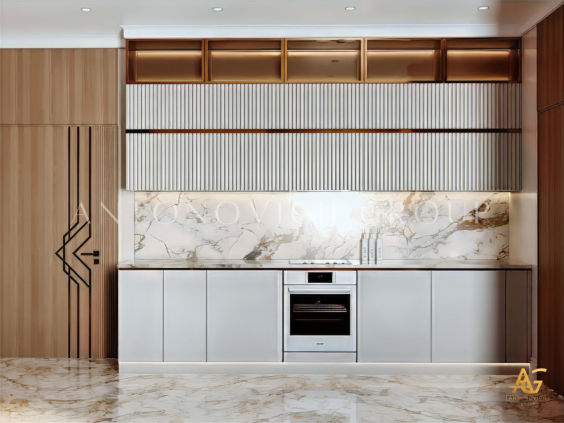Open Space for Dining Room and Kitchen Design