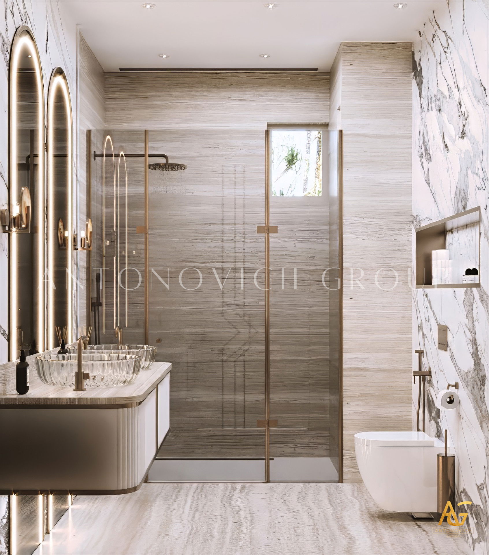 Nice modern bathroom