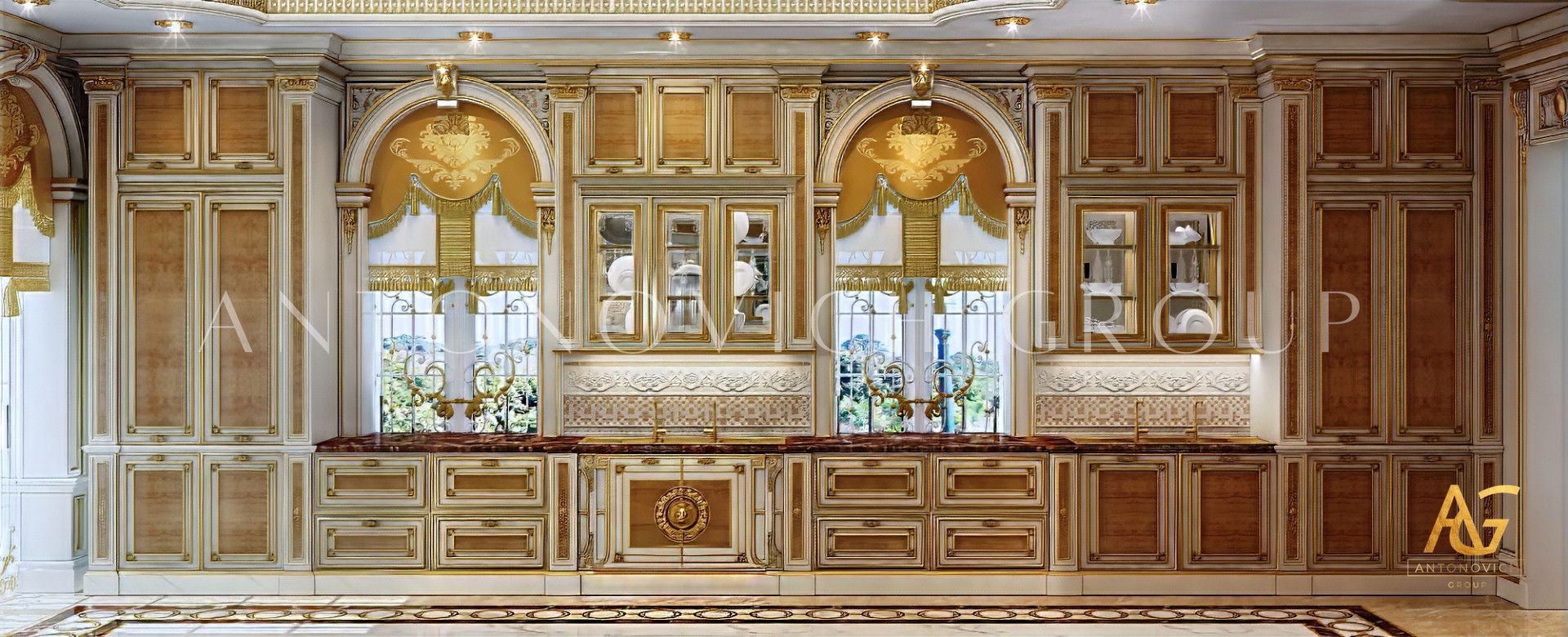 Extravagant Classical Kitchen Design