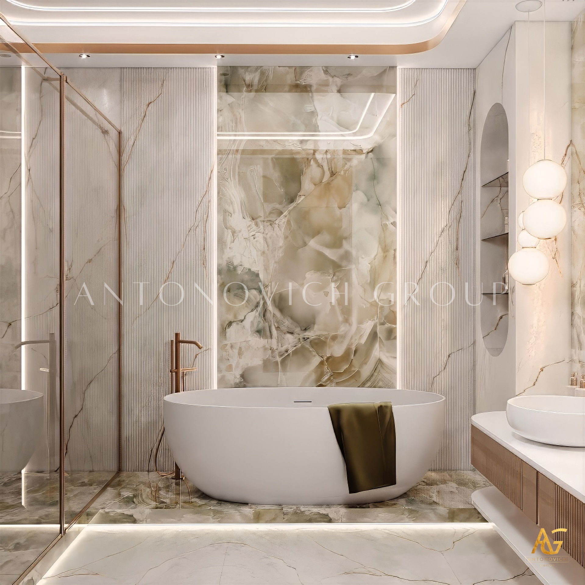 MINIMALIST LUXURY BATHROOM INTERIOR DESIGN