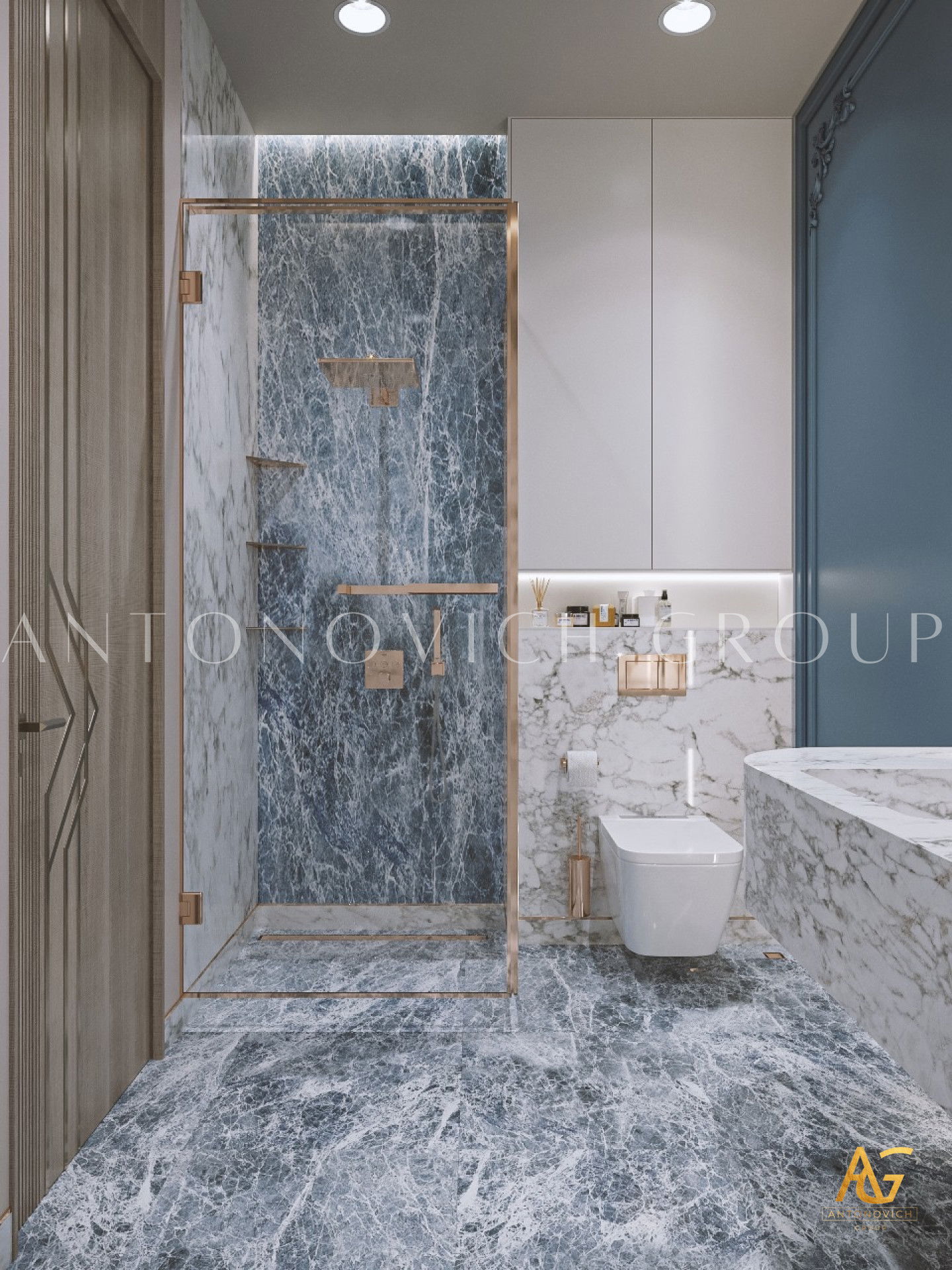 Elegant Style Bathroom Interior Design