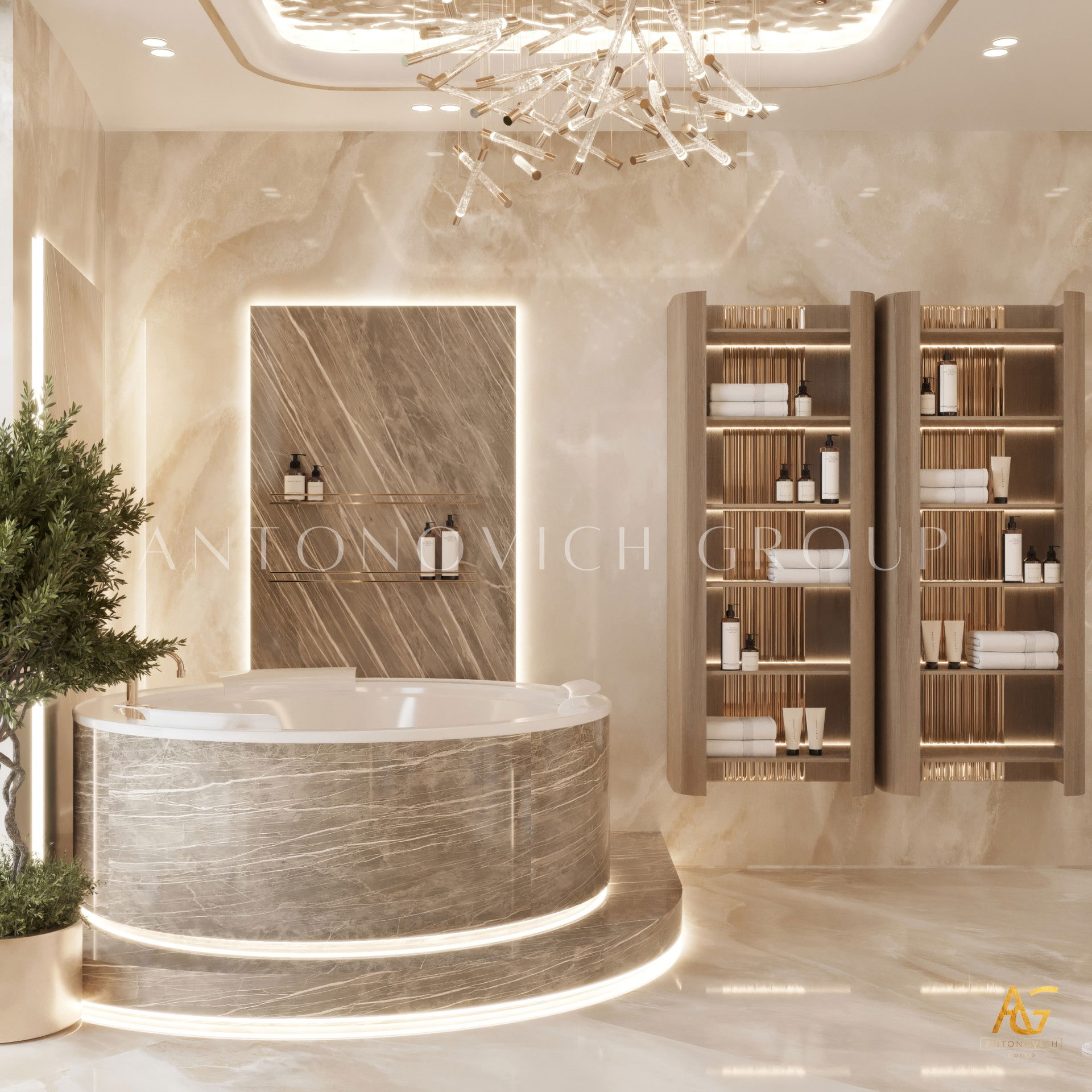 Идеальный дизайн ванной комнаты