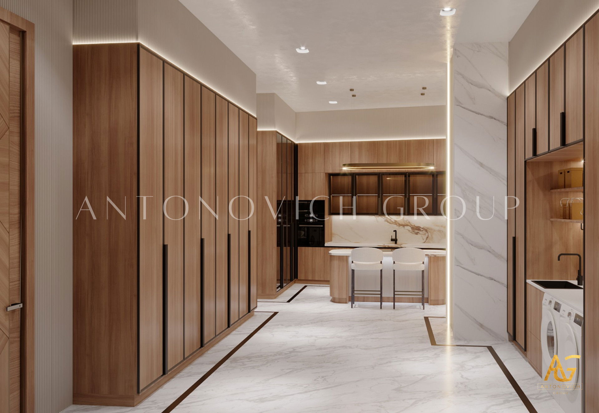 تصميم أنيق للمطبخ