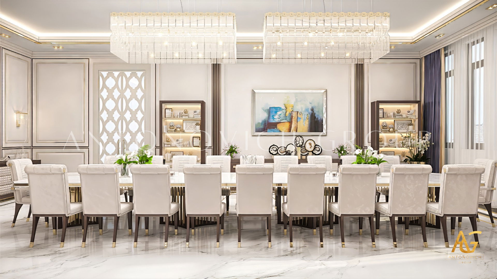 Contemporary dining room design