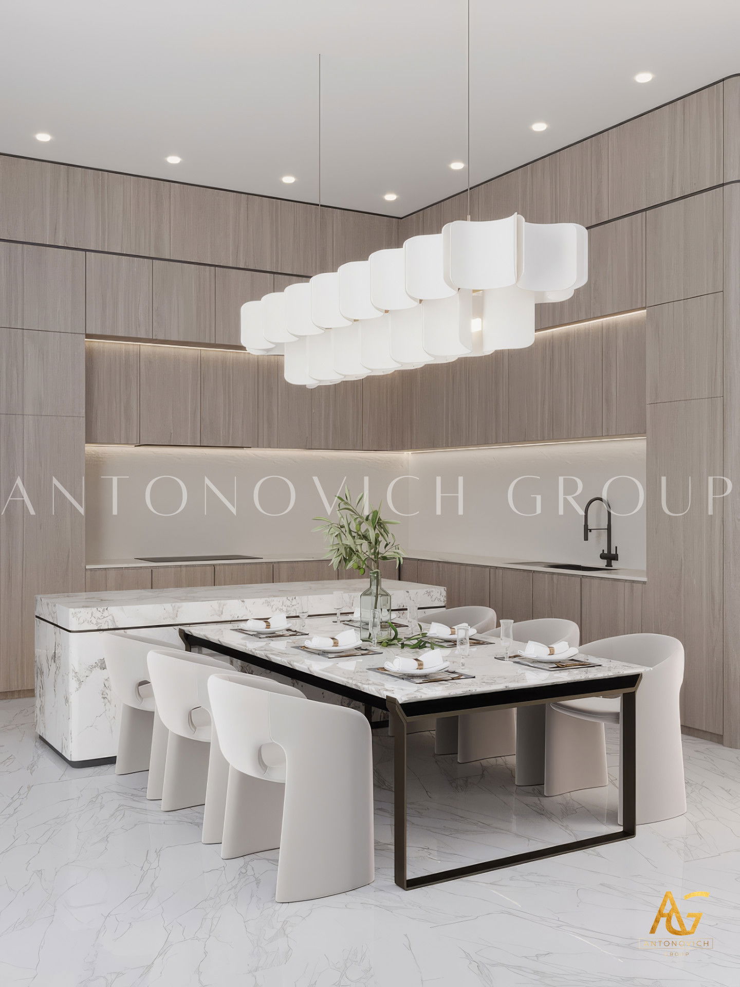 Villa kitchen interior design