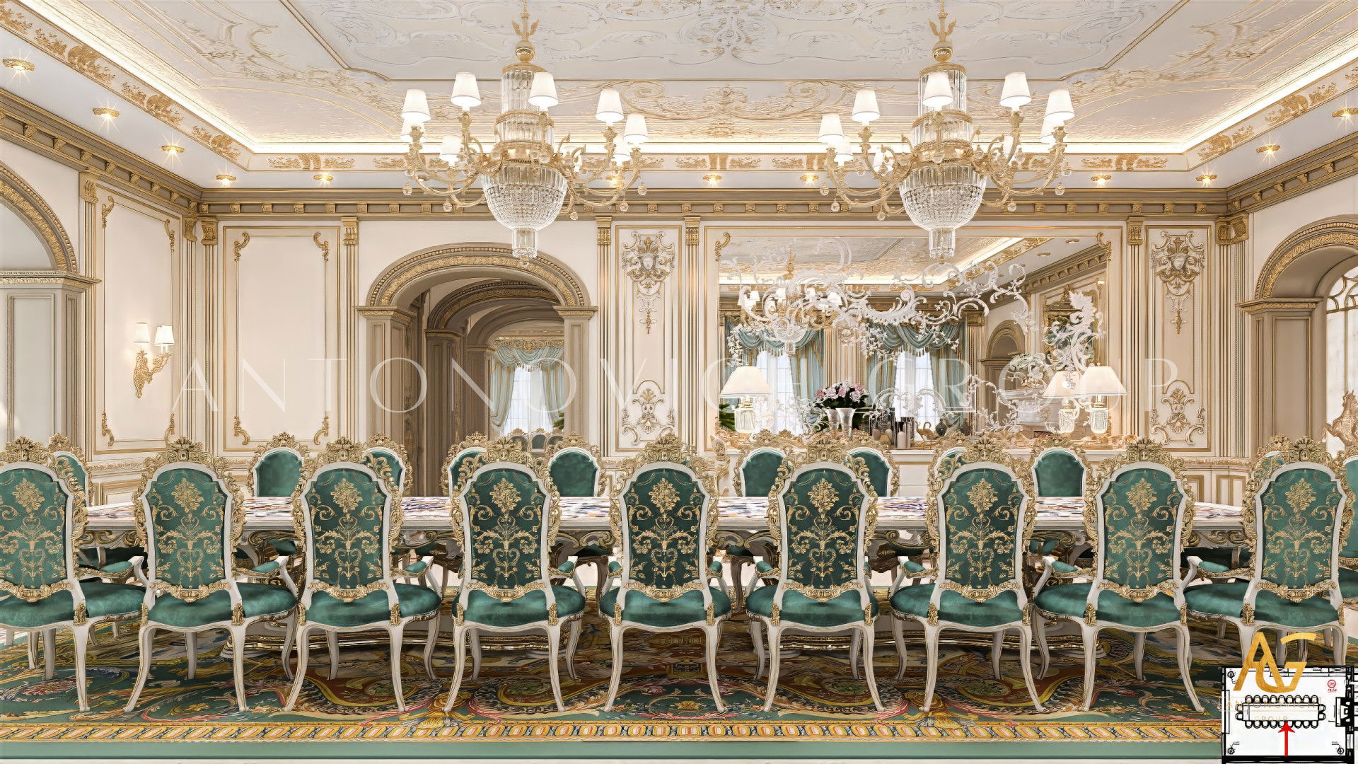 غرفة طعام رائعه