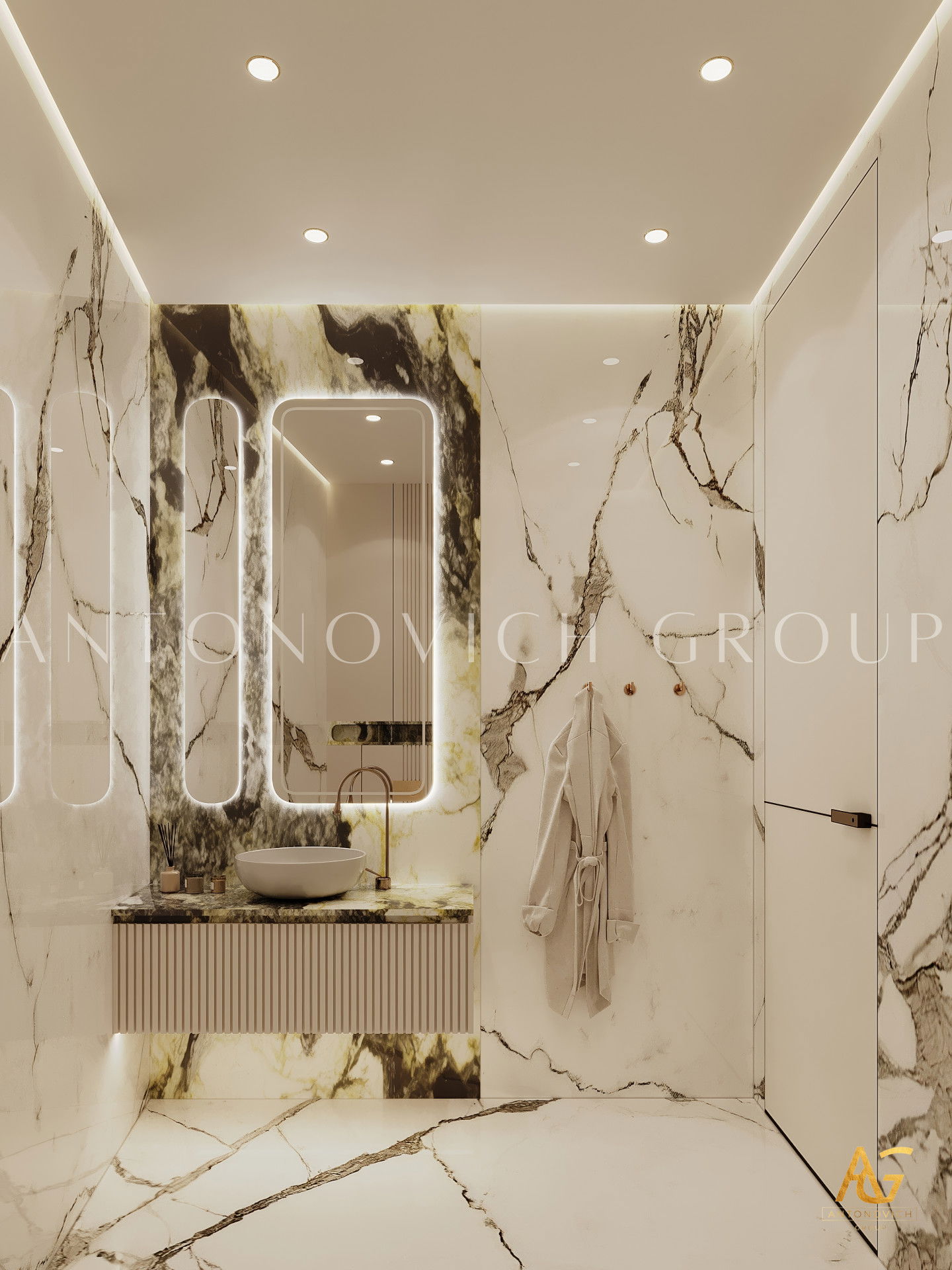 Classic Luxury Gold bathroom