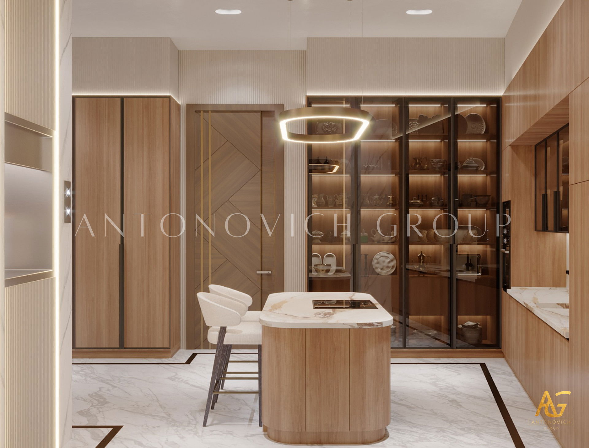 تصميم أنيق للمطبخ