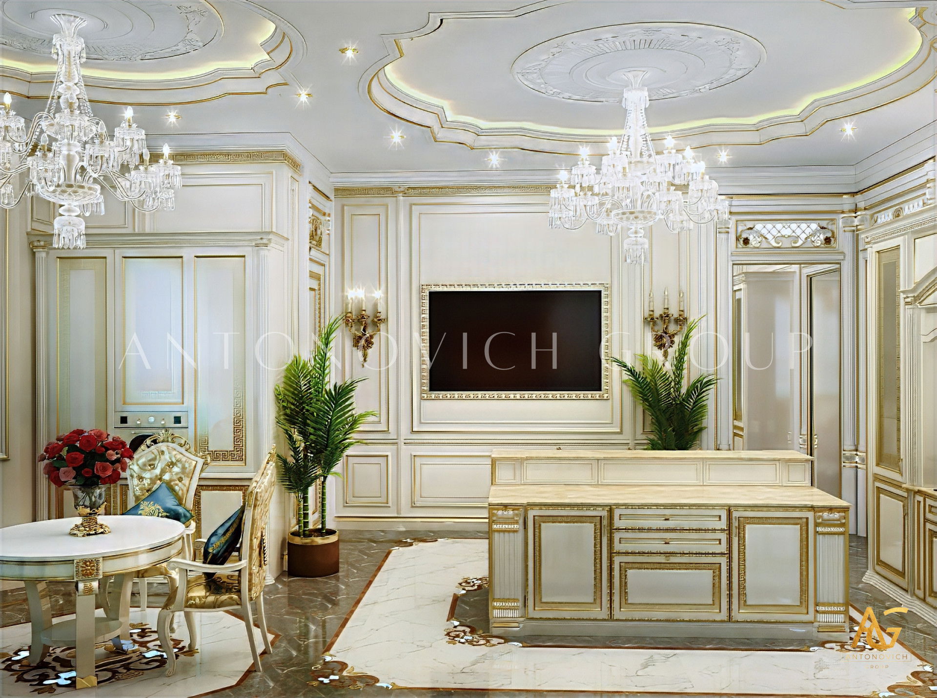 Noble Kitchen Design Idea