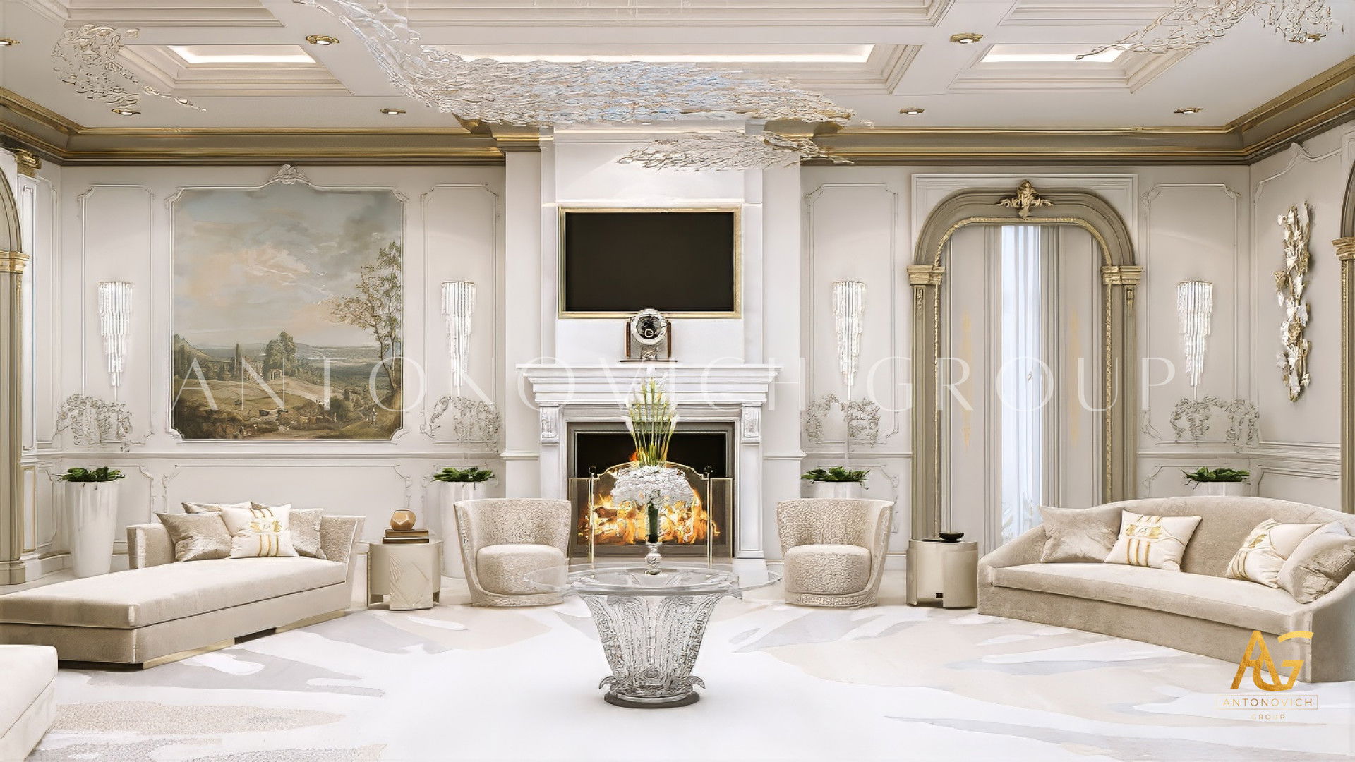 Изысканный дизайн столовой — Антонович Дизайн