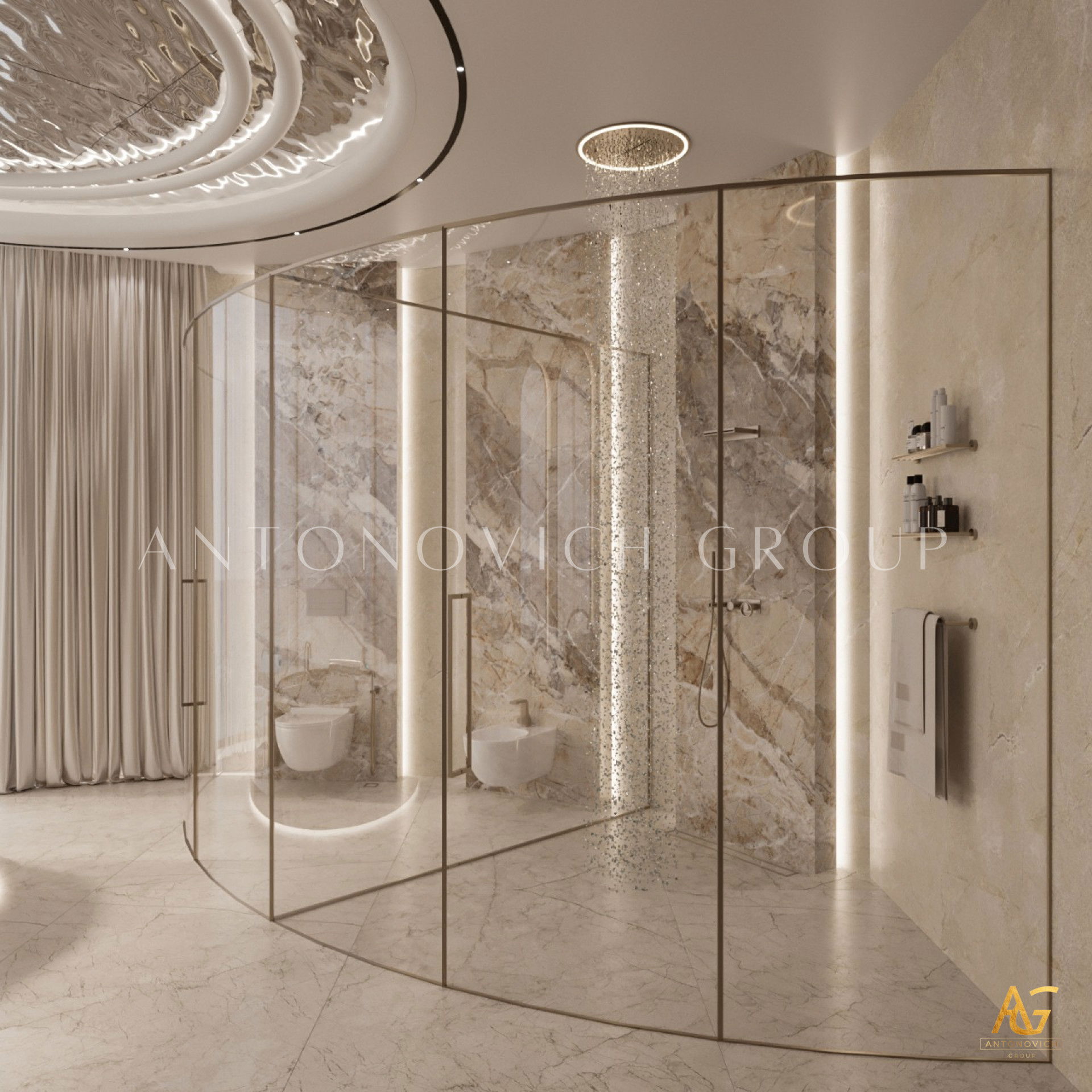 Идеальный дизайн ванной комнаты