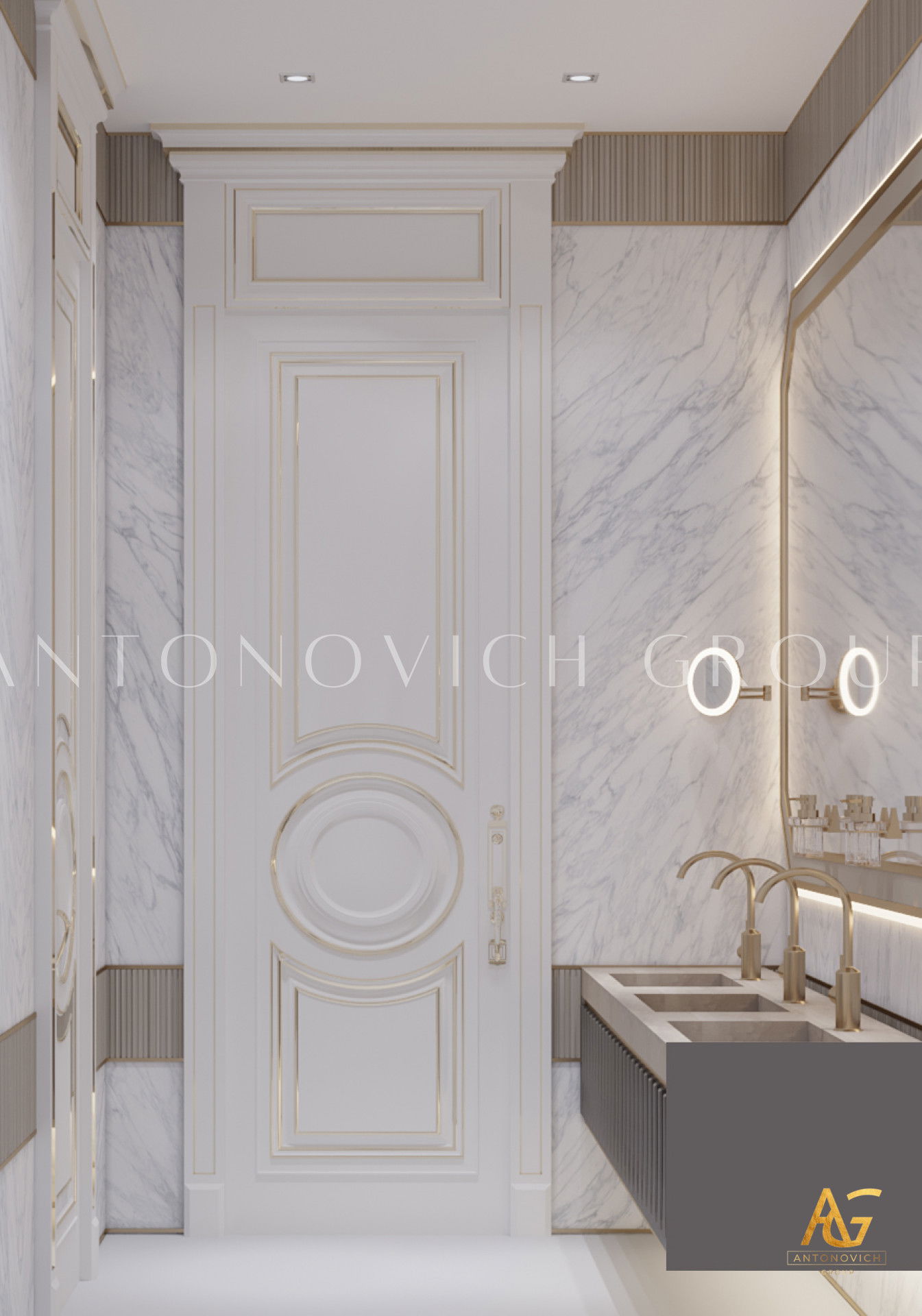 ديكور حمام رائع