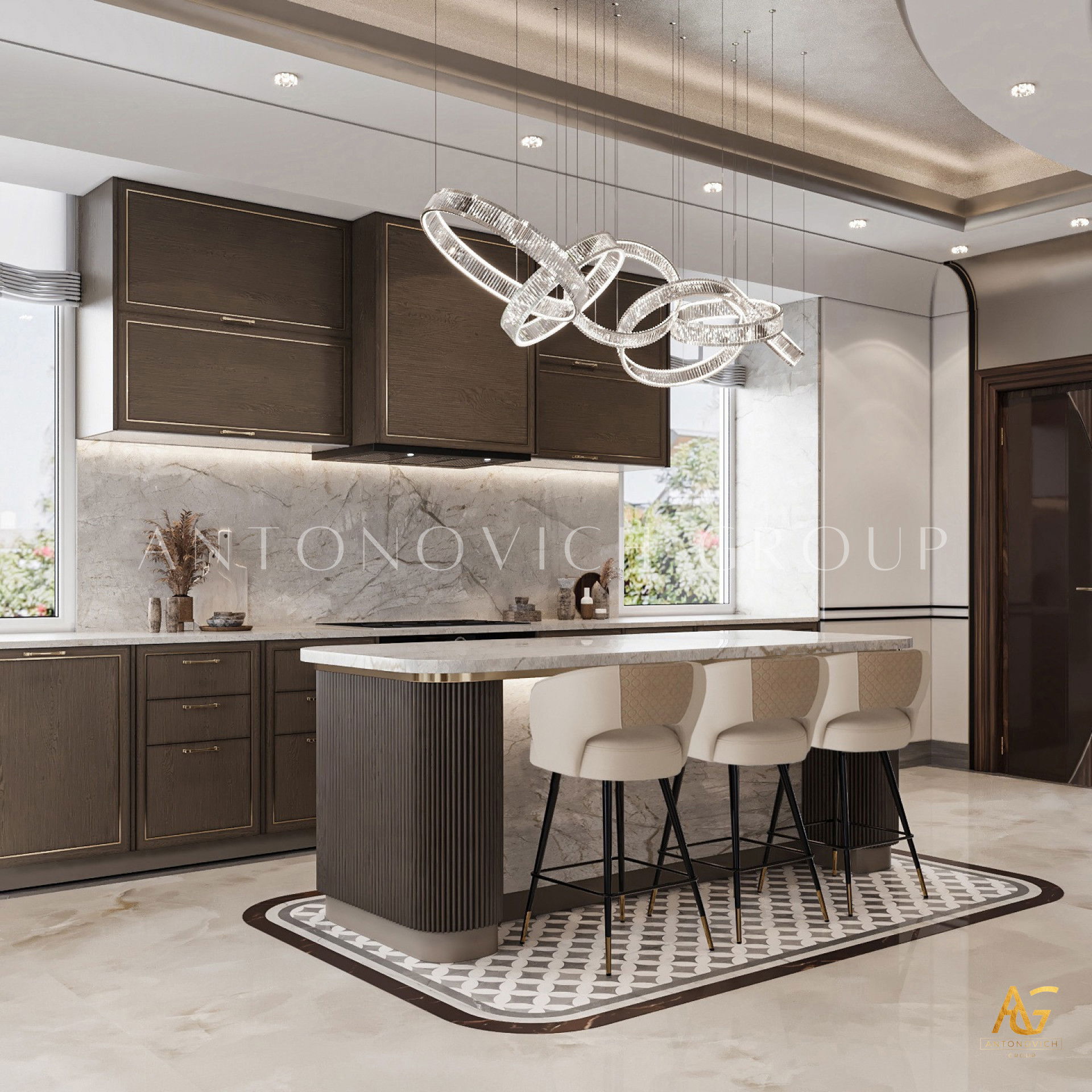 تصميم مطبخ أنيق