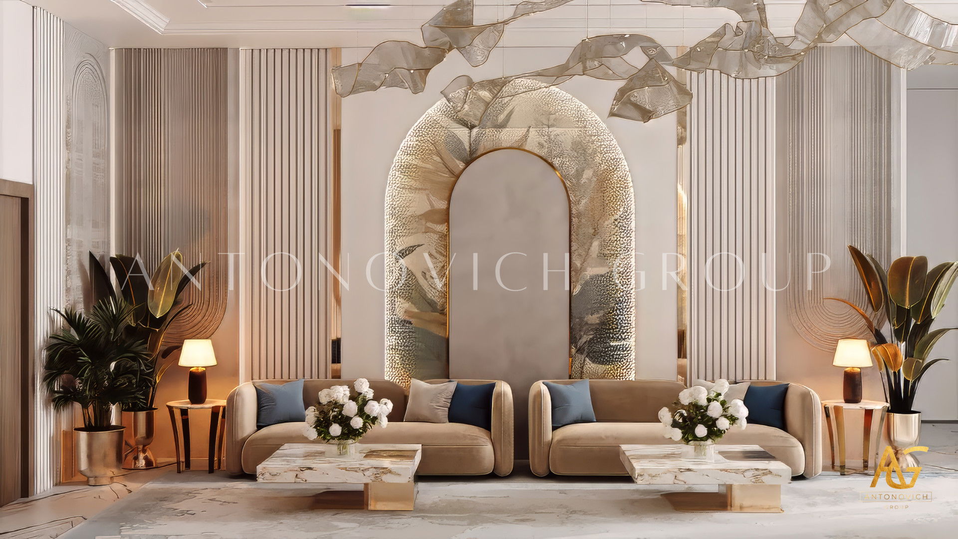 Люксовый дизайн интерьера в Эр-Рияде и Саудовской Аравии