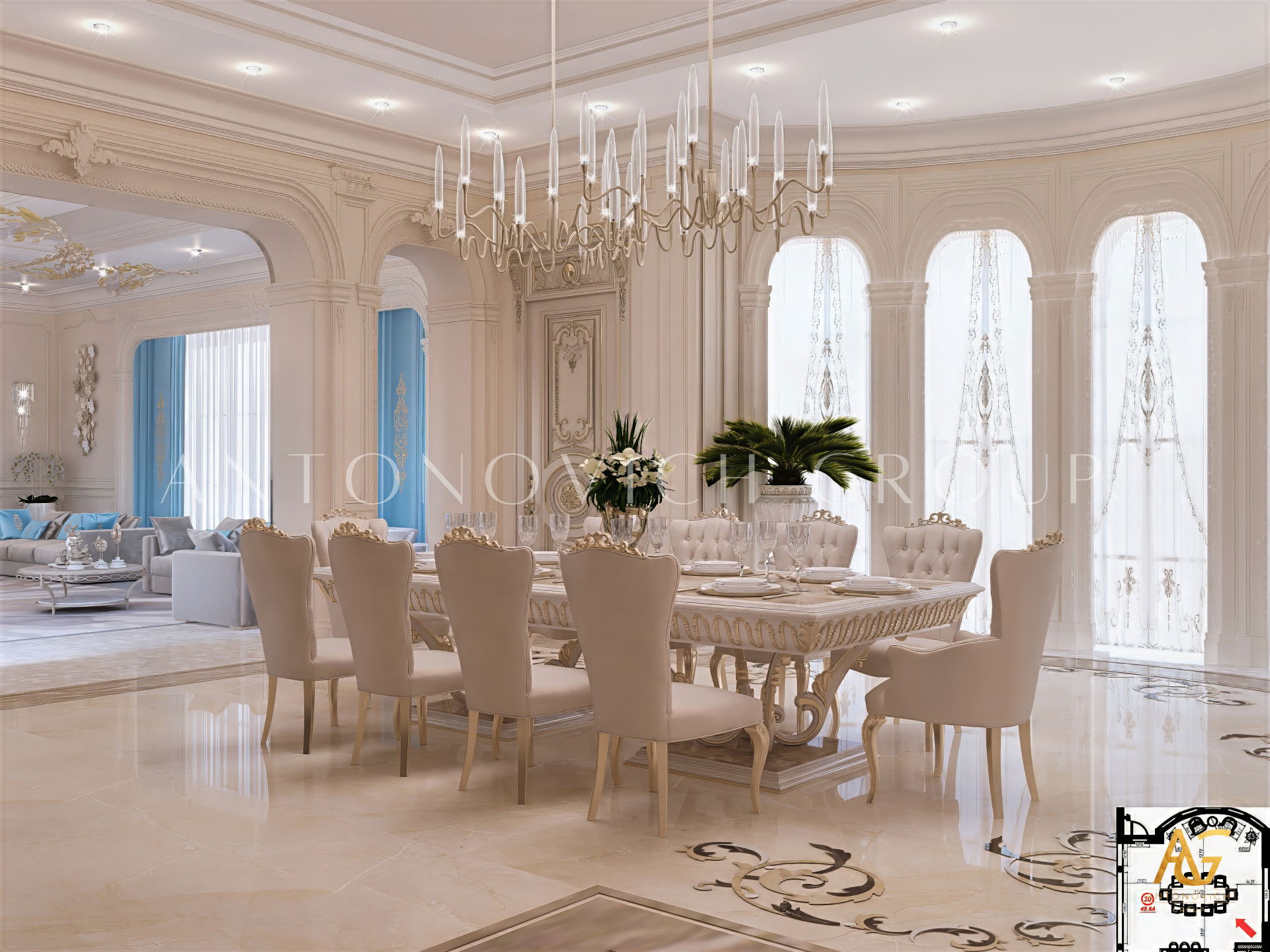 Nice dining room interior