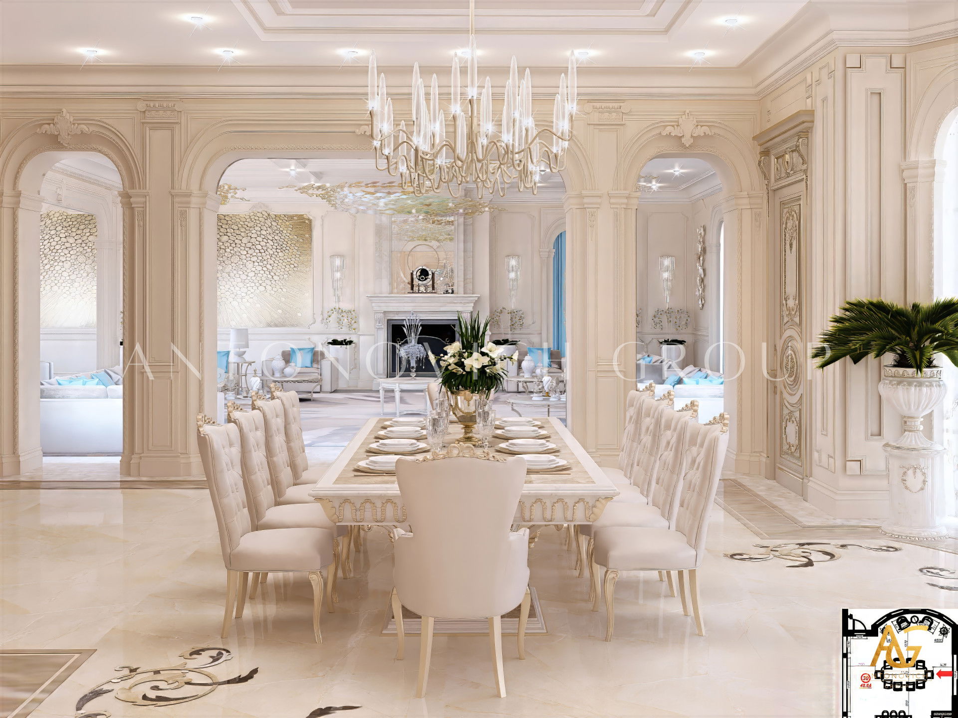 Nice dining room interior