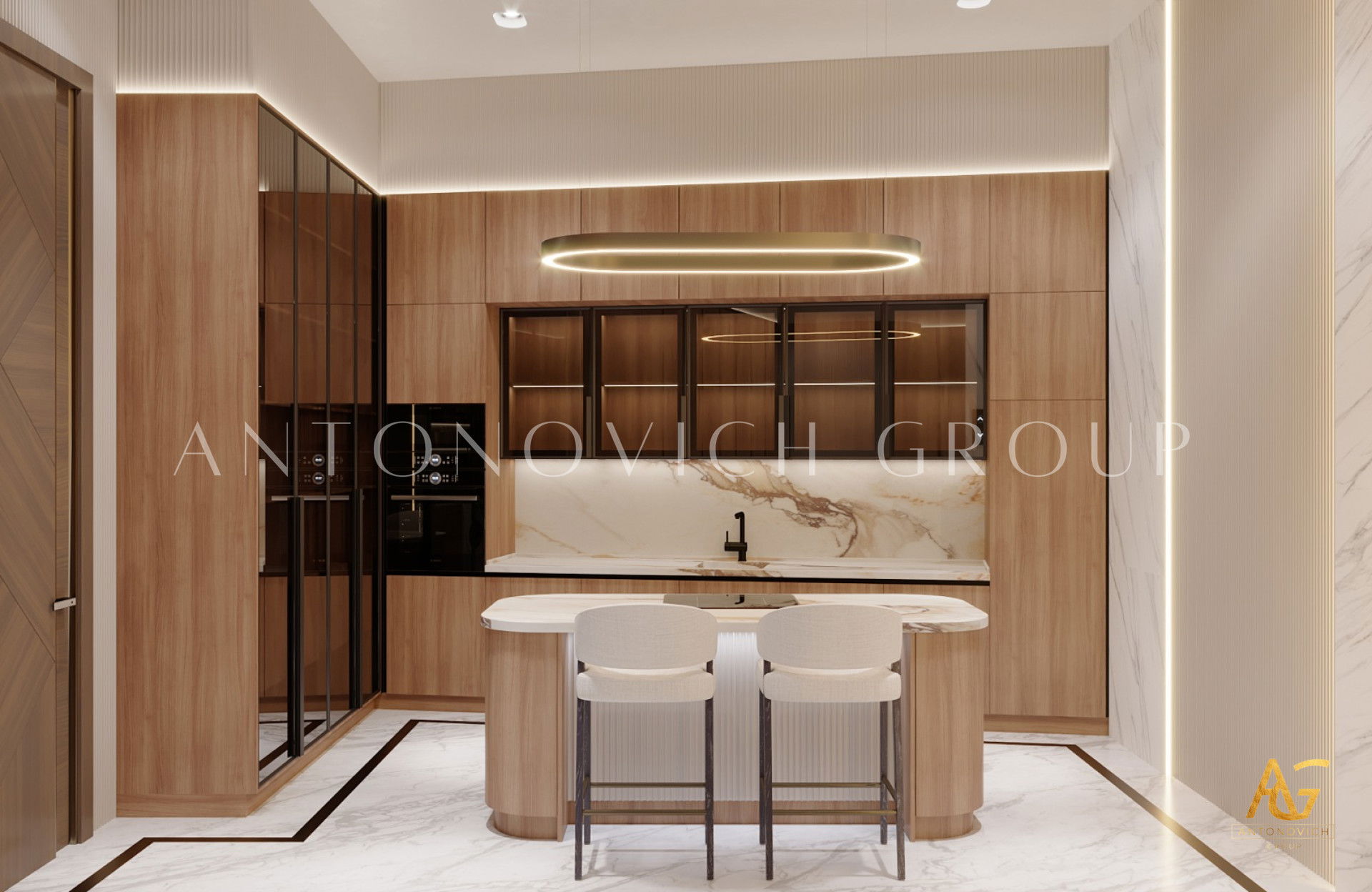 تصميم أنيق للمطبخ