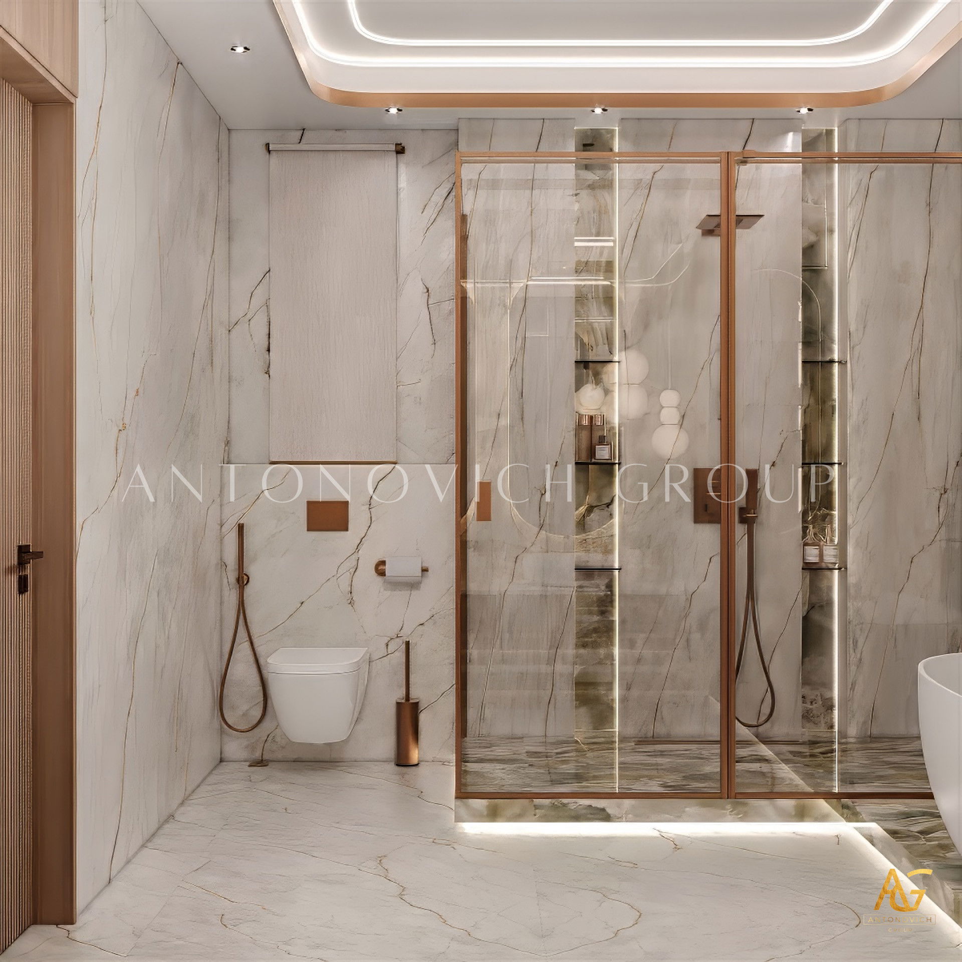 MINIMALIST LUXURY BATHROOM INTERIOR DESIGN
