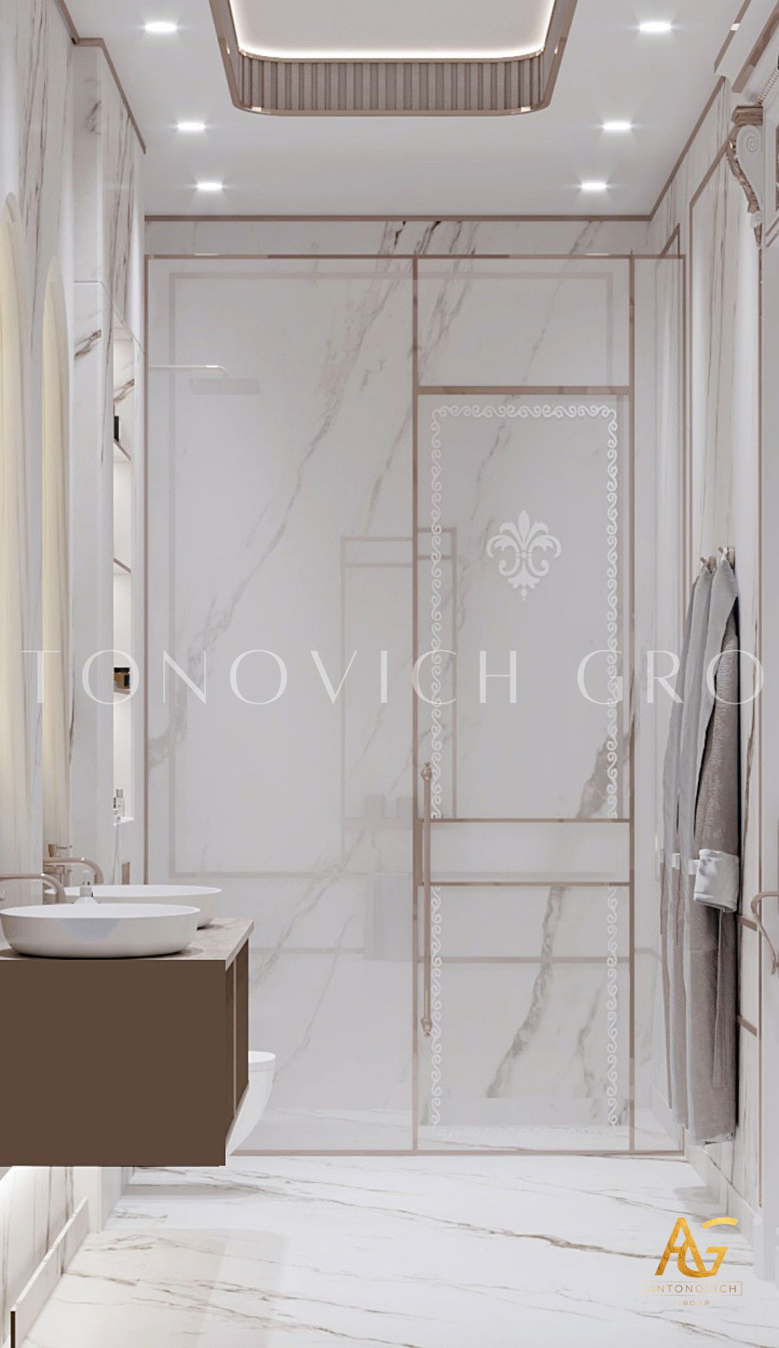 Interesting bathroom design