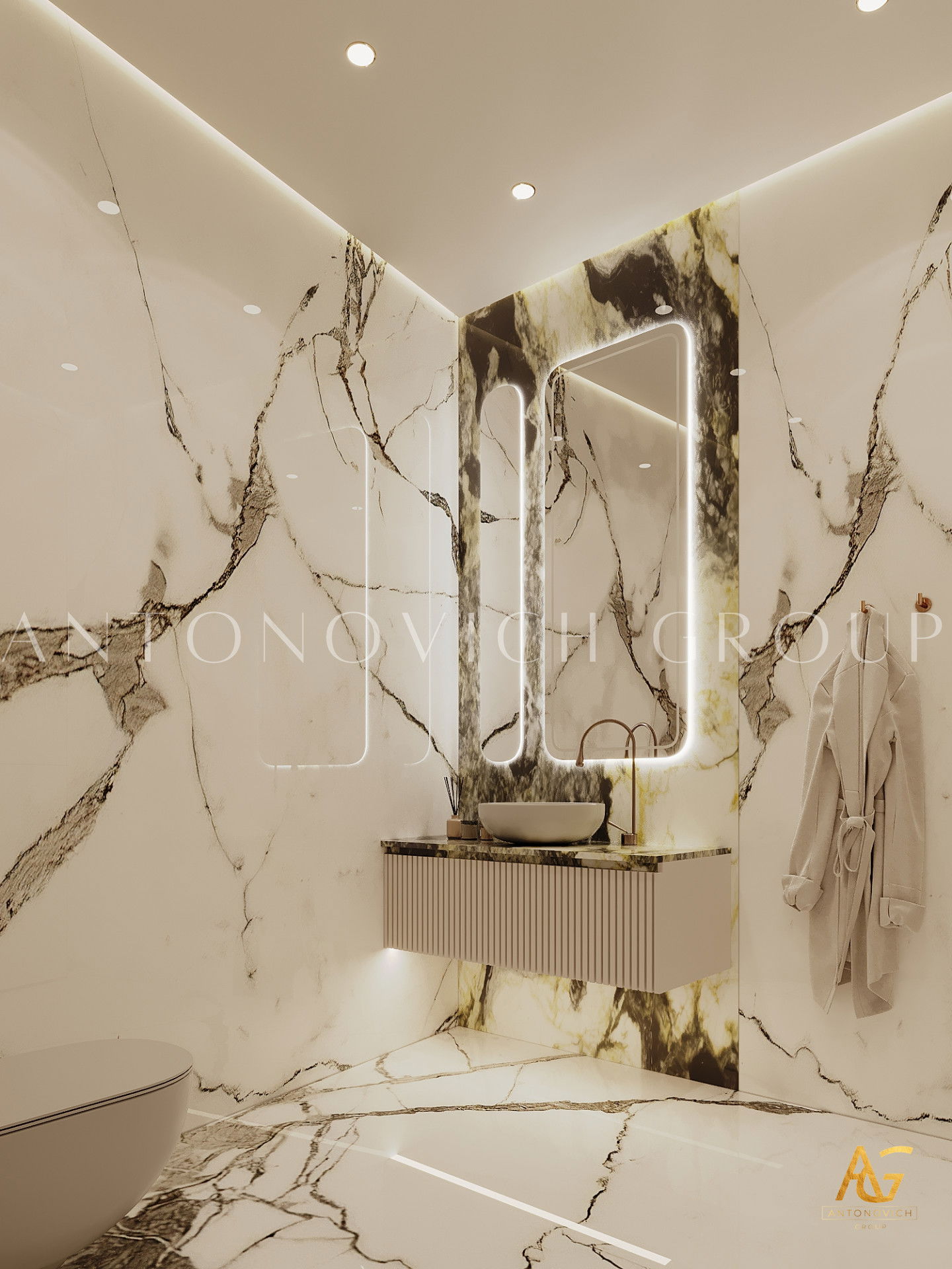 Classic Luxury Gold bathroom