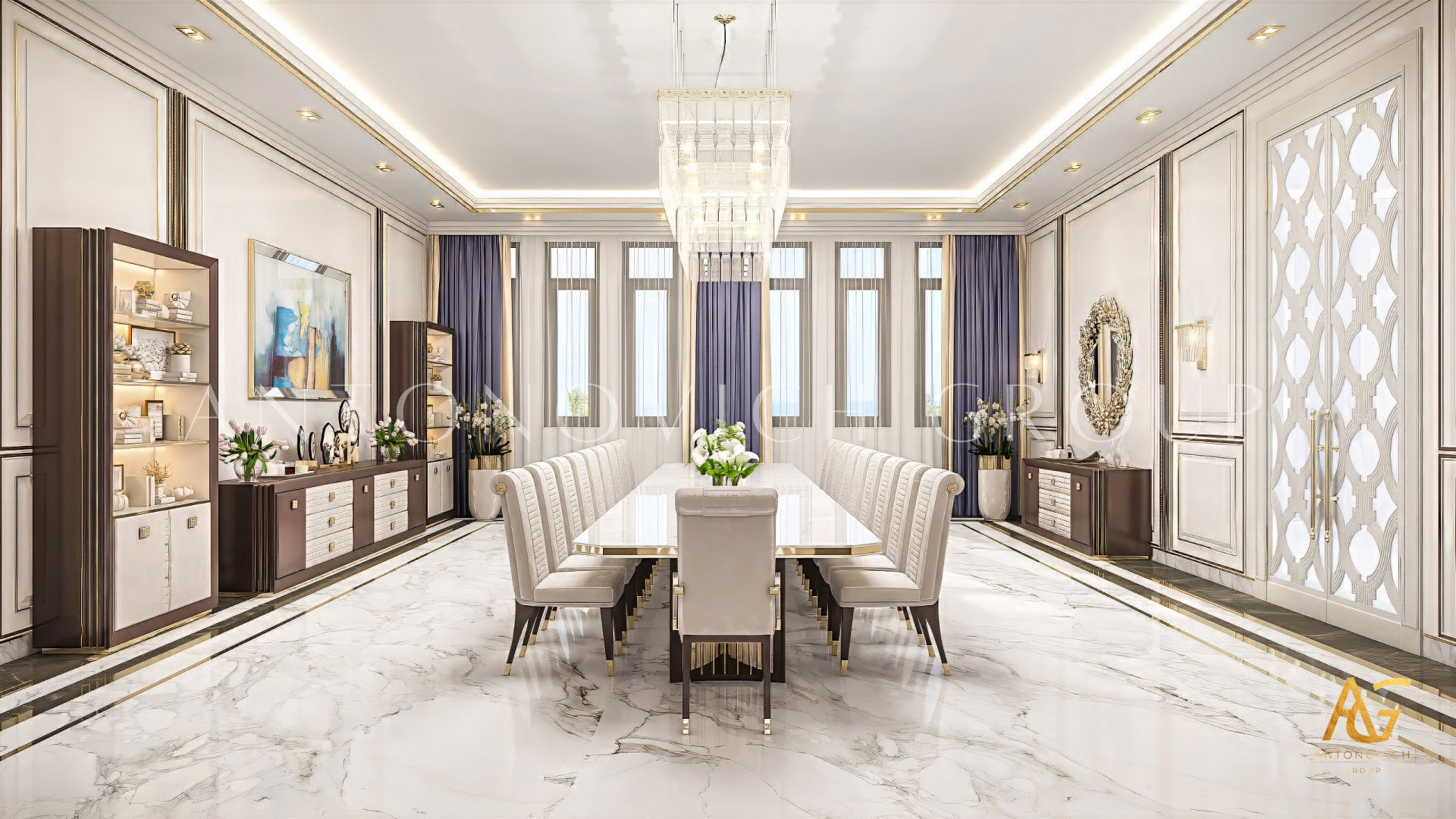 Contemporary dining room design