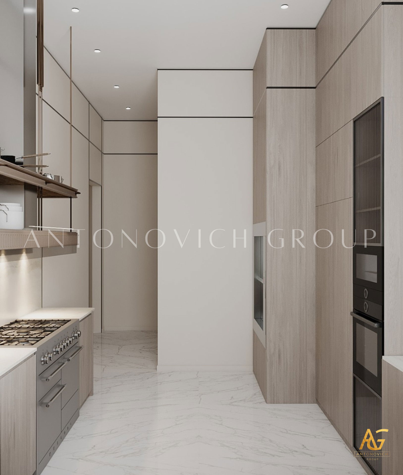 المطبخ الفاخر و غرفة الطعام