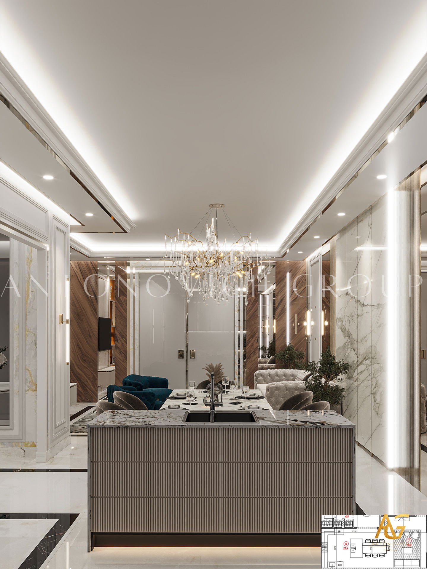 Contemporary Luxury Kitchen Design