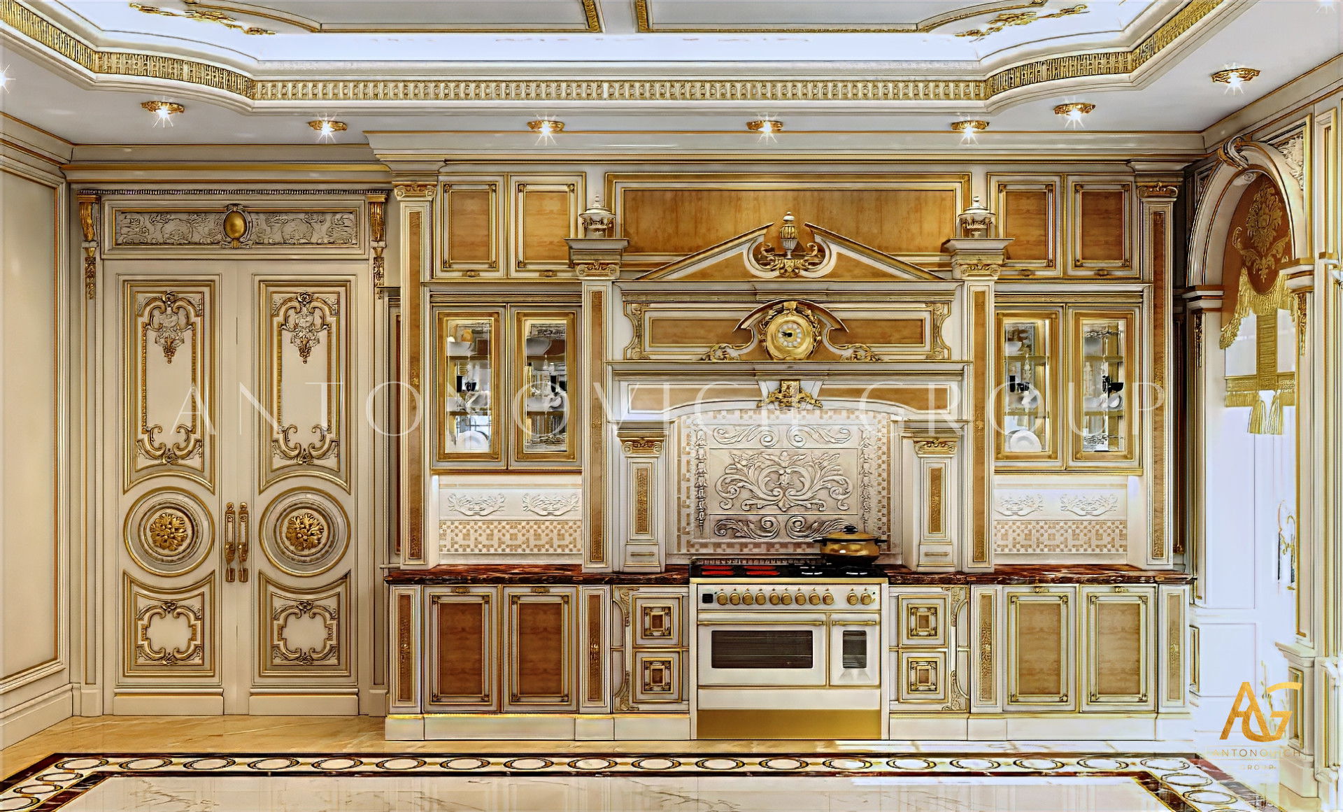 Extravagant Classical Kitchen Design