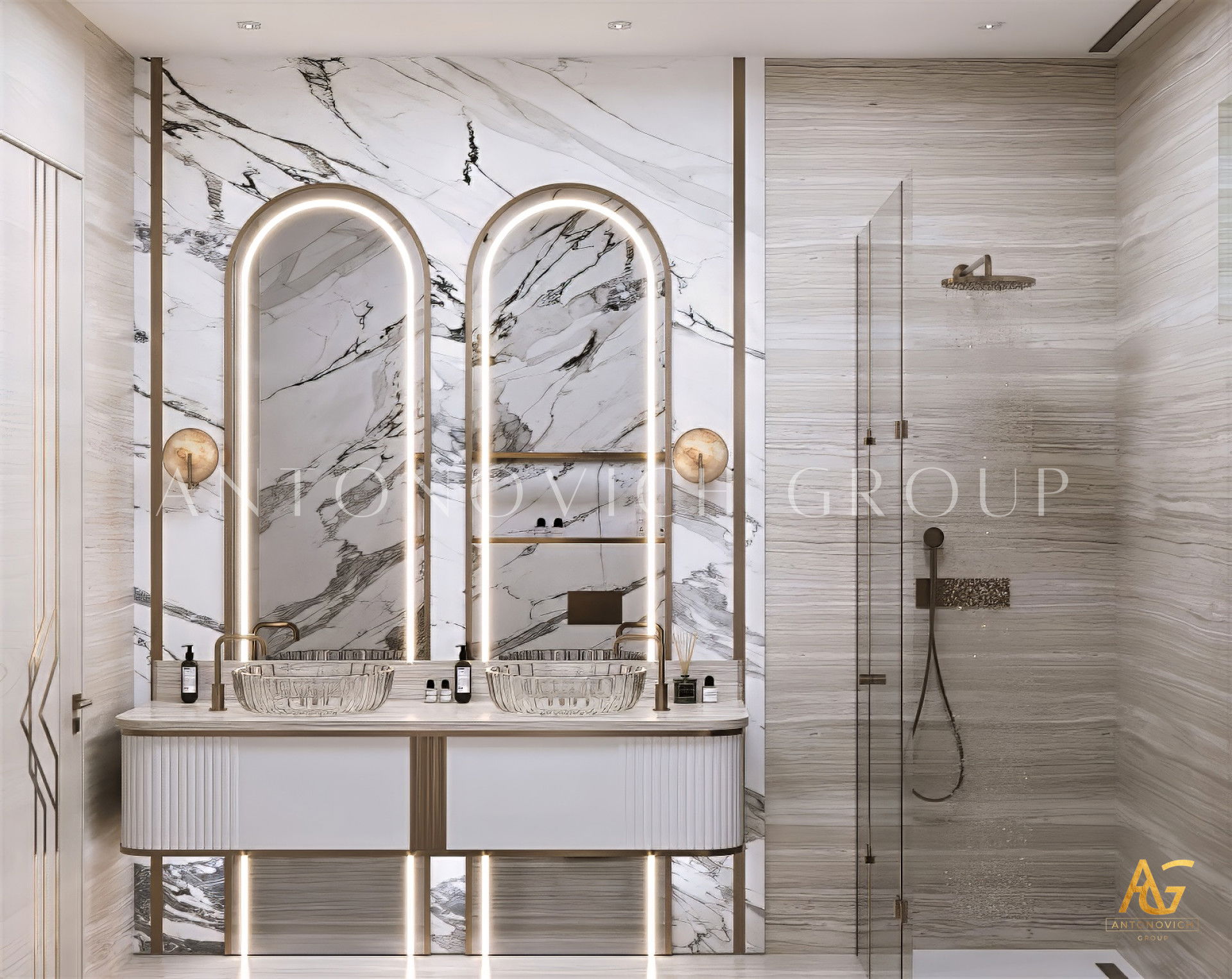 Nice modern bathroom