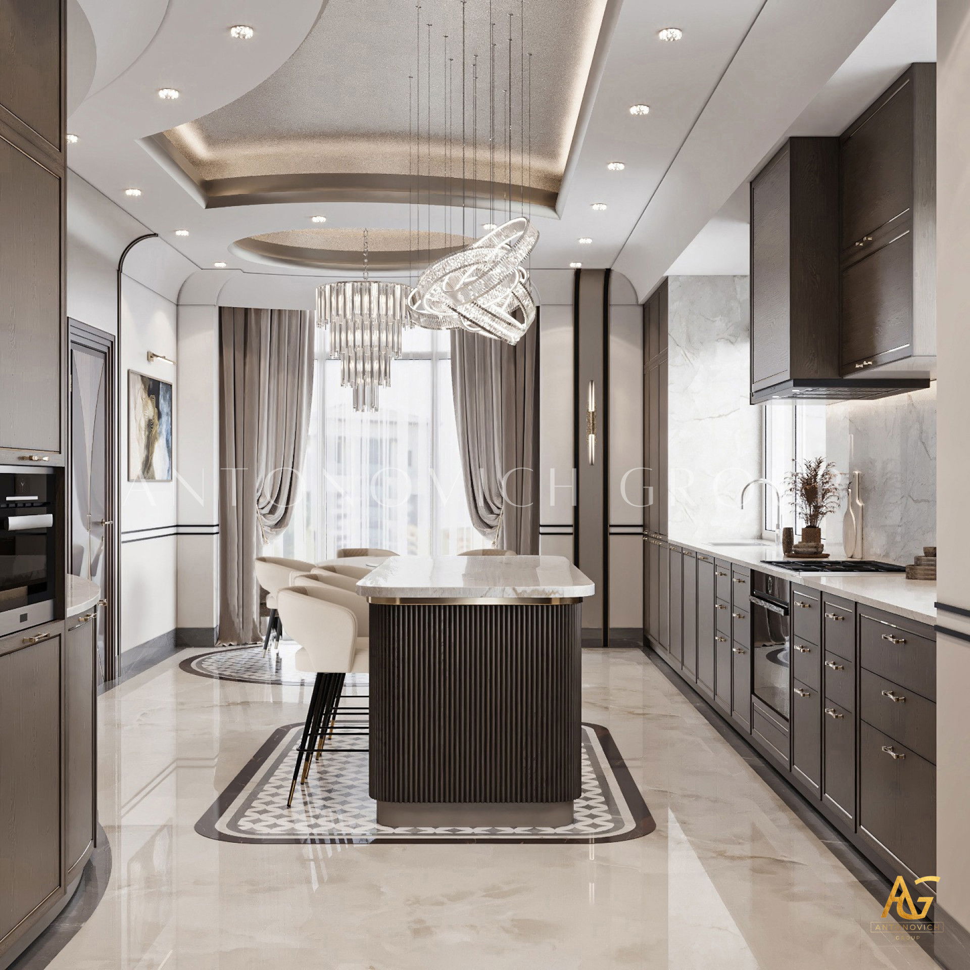 تصميم مطبخ أنيق