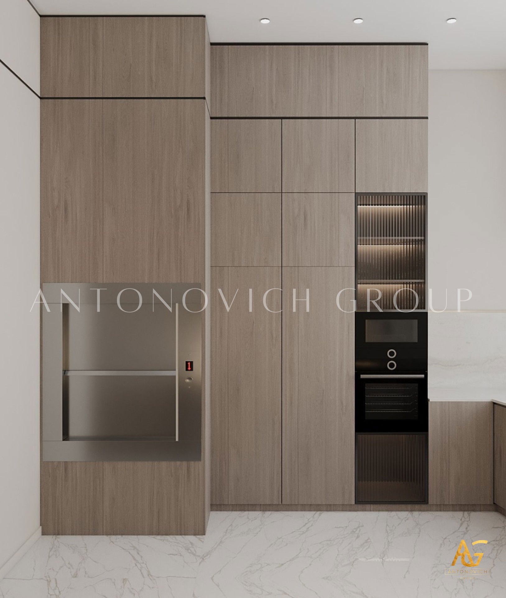 المطبخ الفاخر و غرفة الطعام