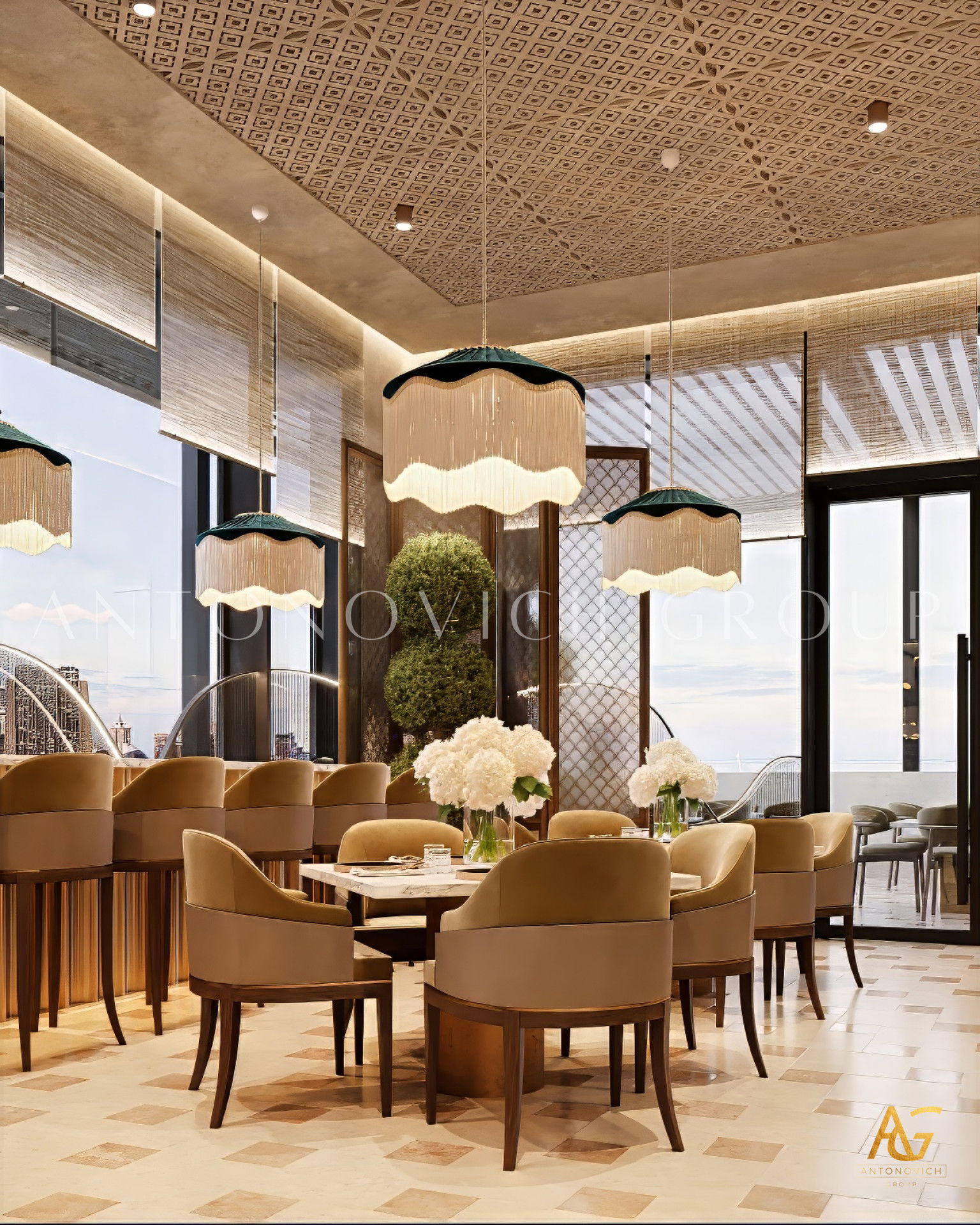 Restaurant interior design LA