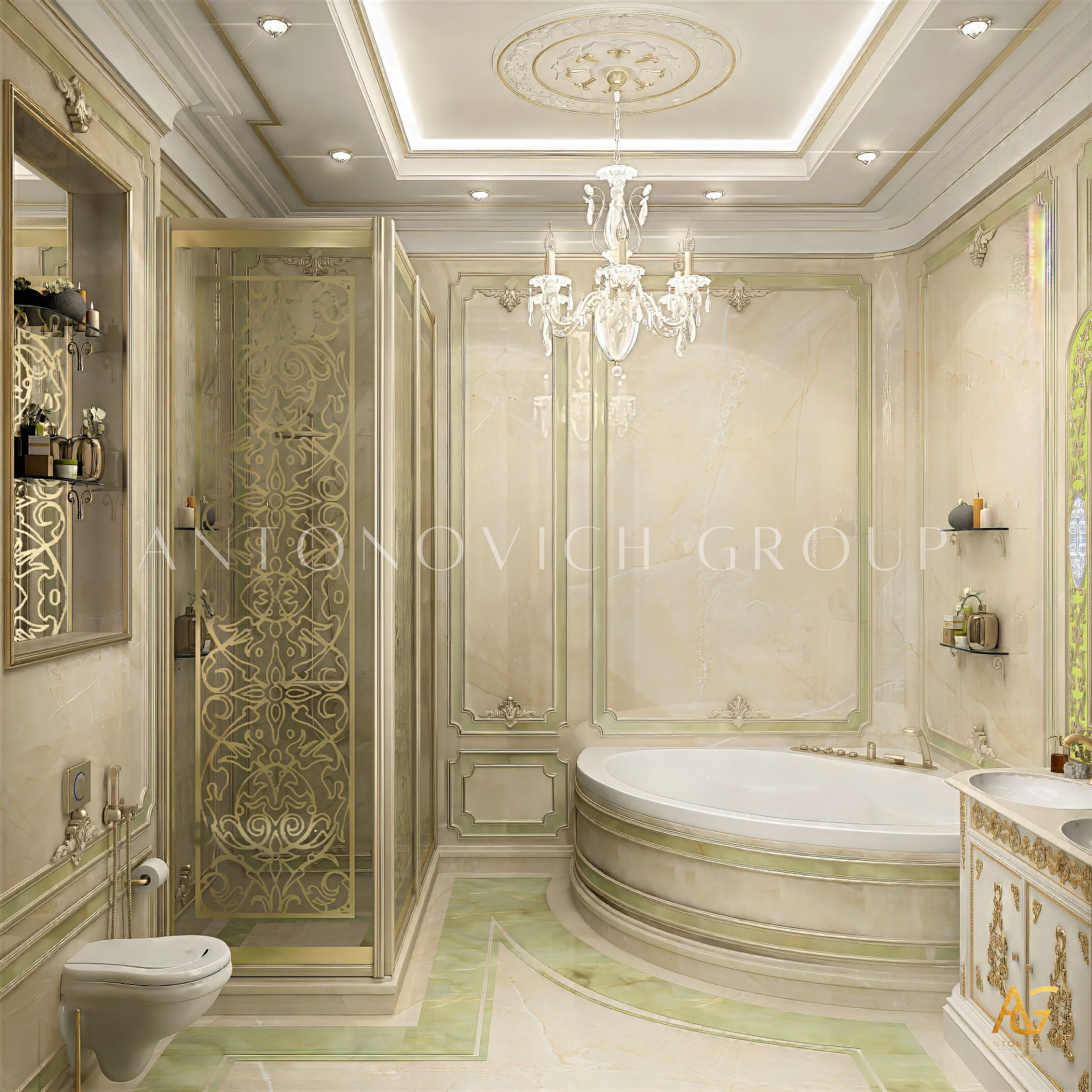 أفكار ديكور الحمامات