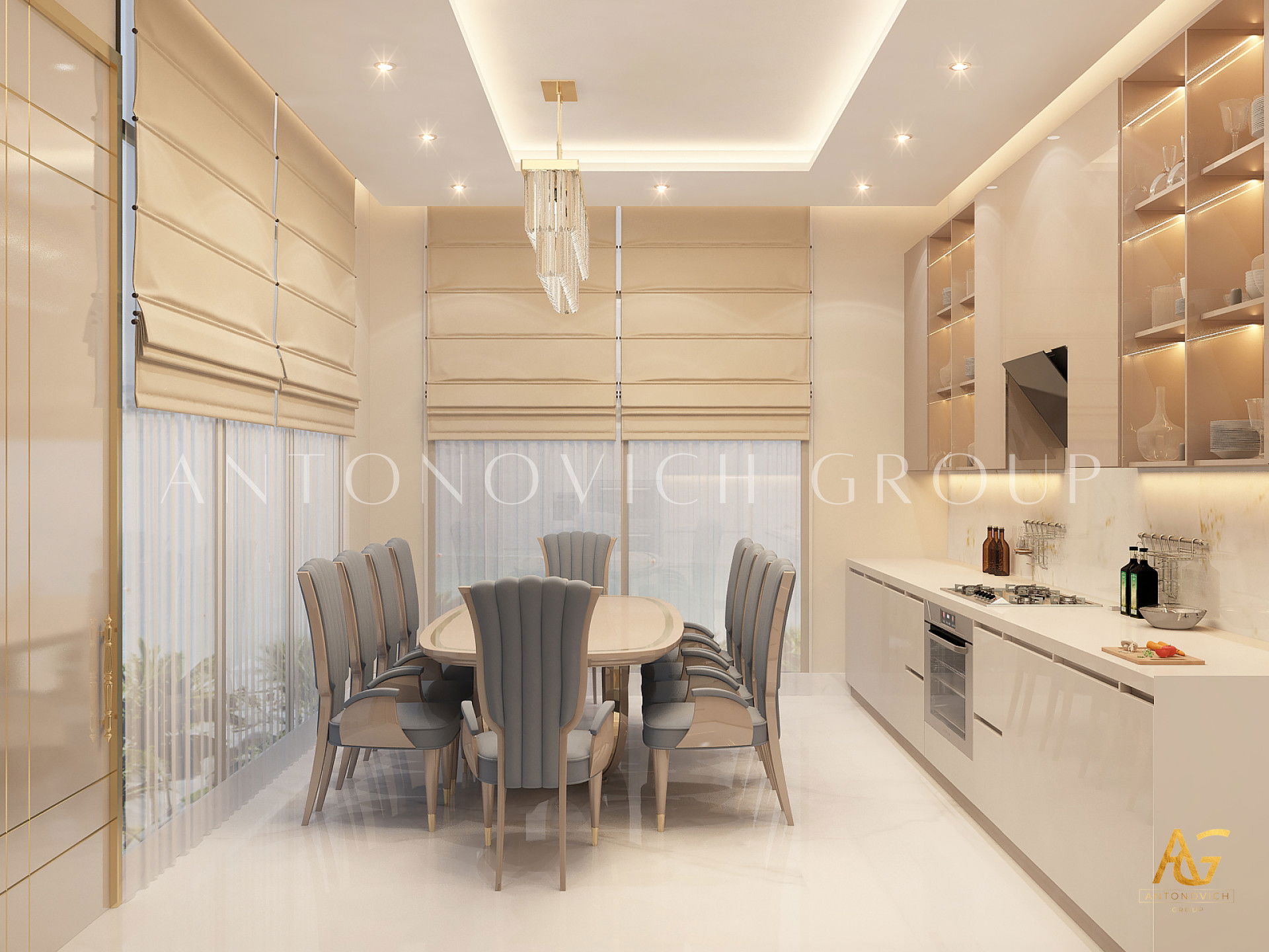 تصميم مطبخ حديث