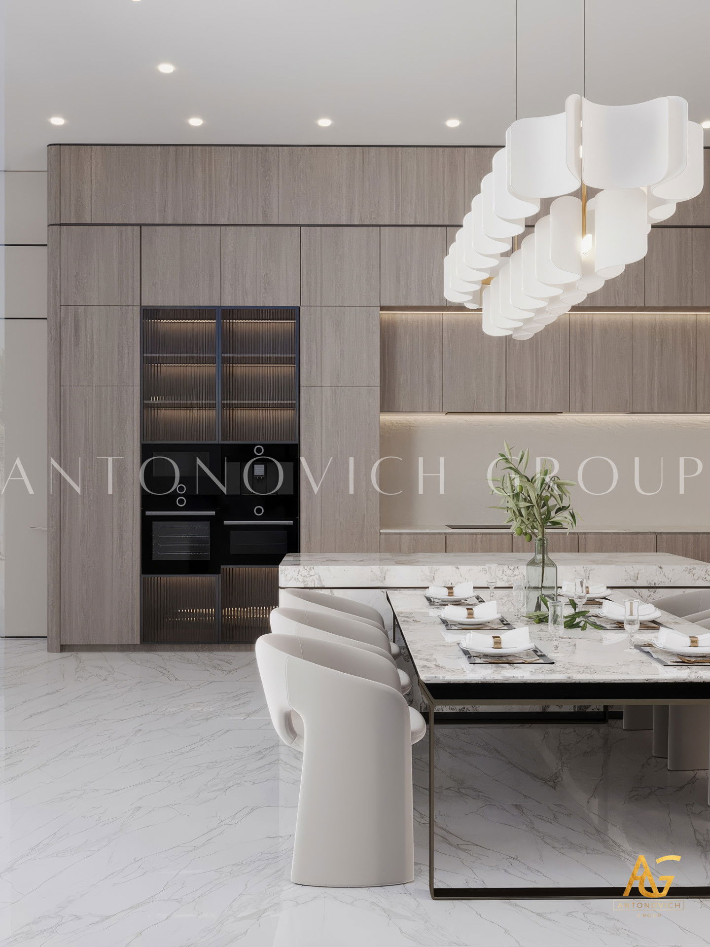 Villa kitchen interior design