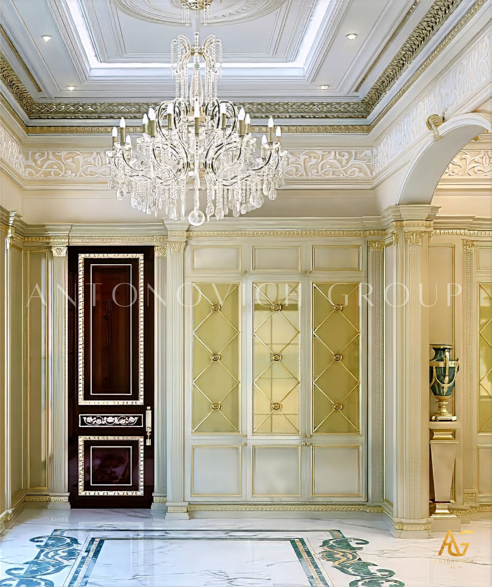 Elegant Blue Kitchen Design