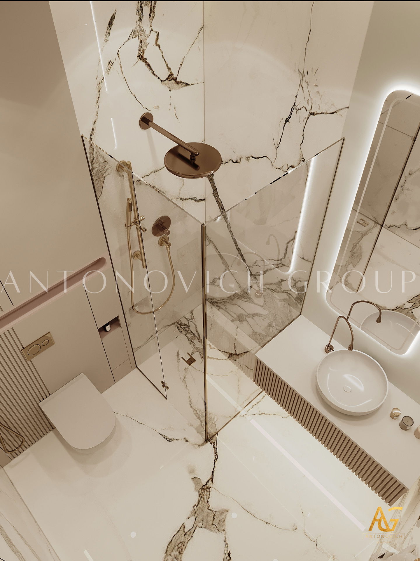 Classic Luxury Gold bathroom