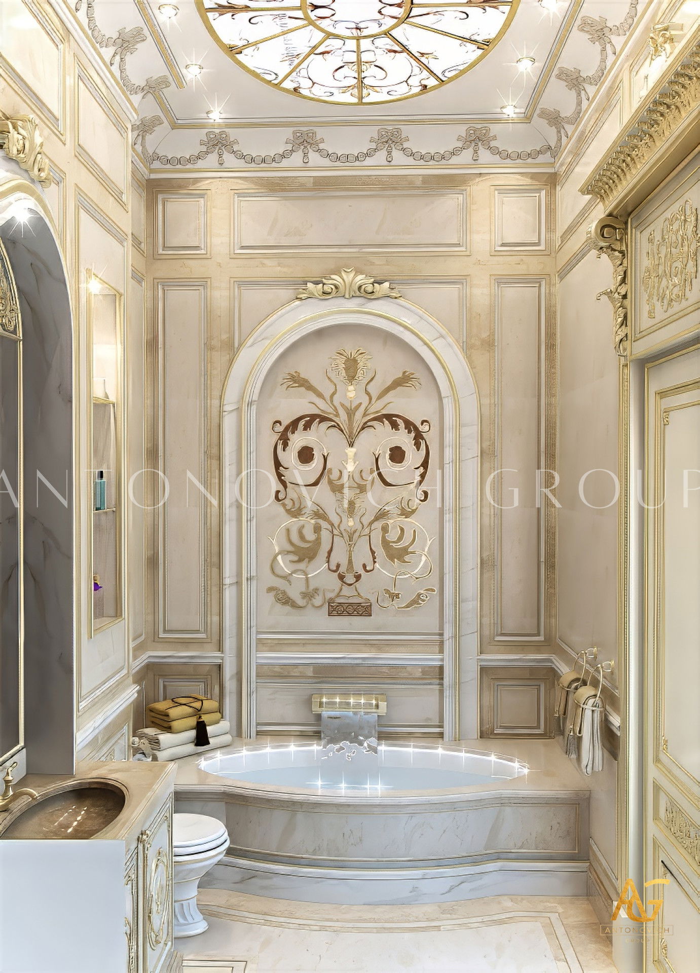 أفضل تصميم حمام جرلي