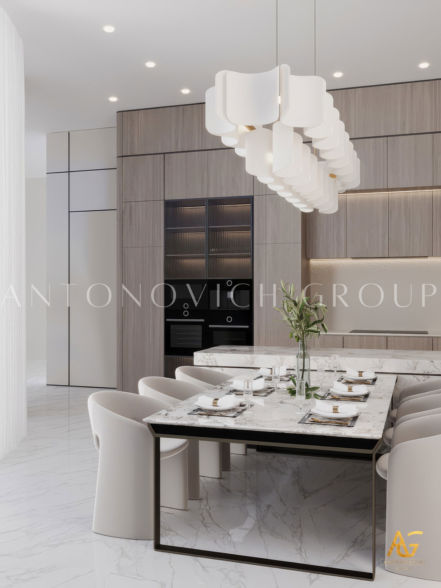 Villa kitchen interior design