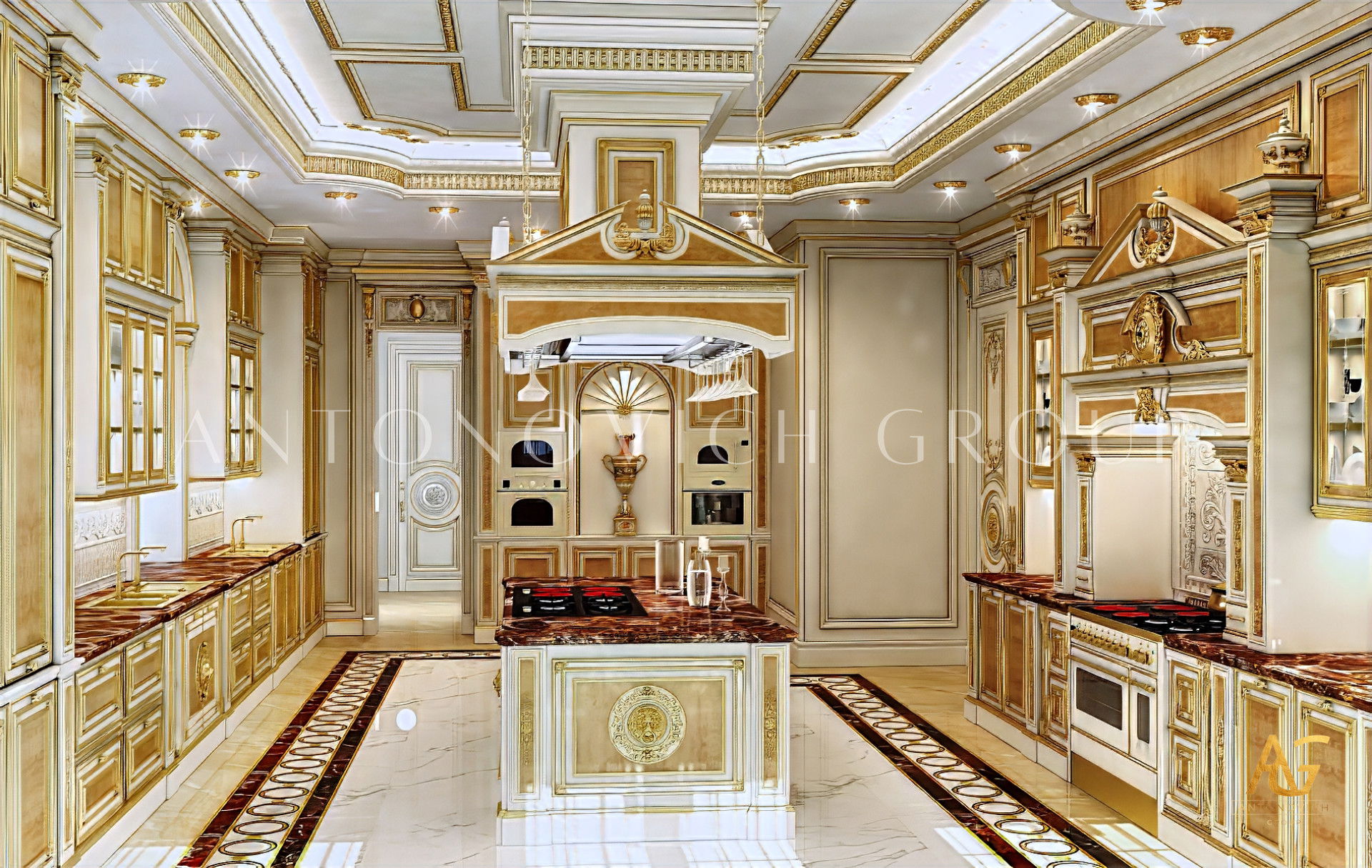 Extravagant Classical Kitchen Design