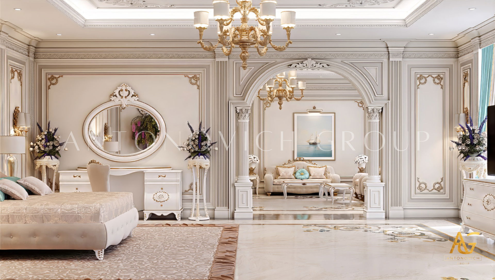 Glamorous Family Sitting Room