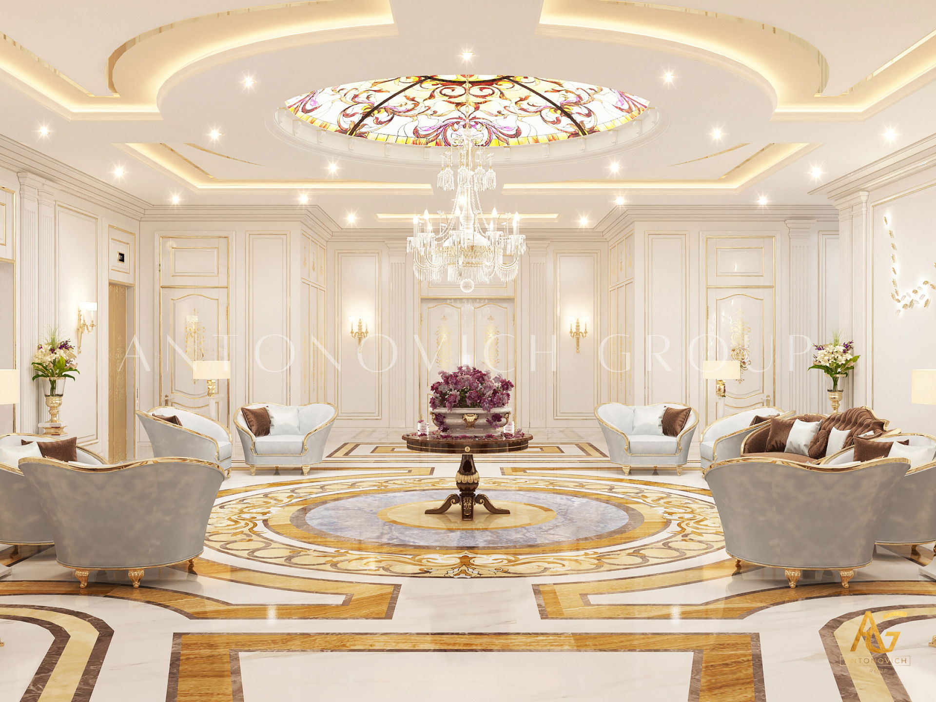 Современный дизайн мажлиса — роскошь и свет