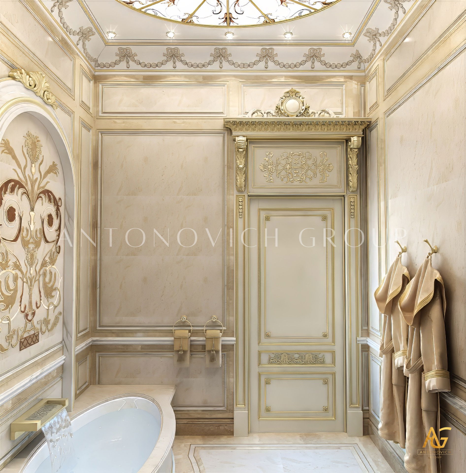 أفضل تصميم حمام جرلي