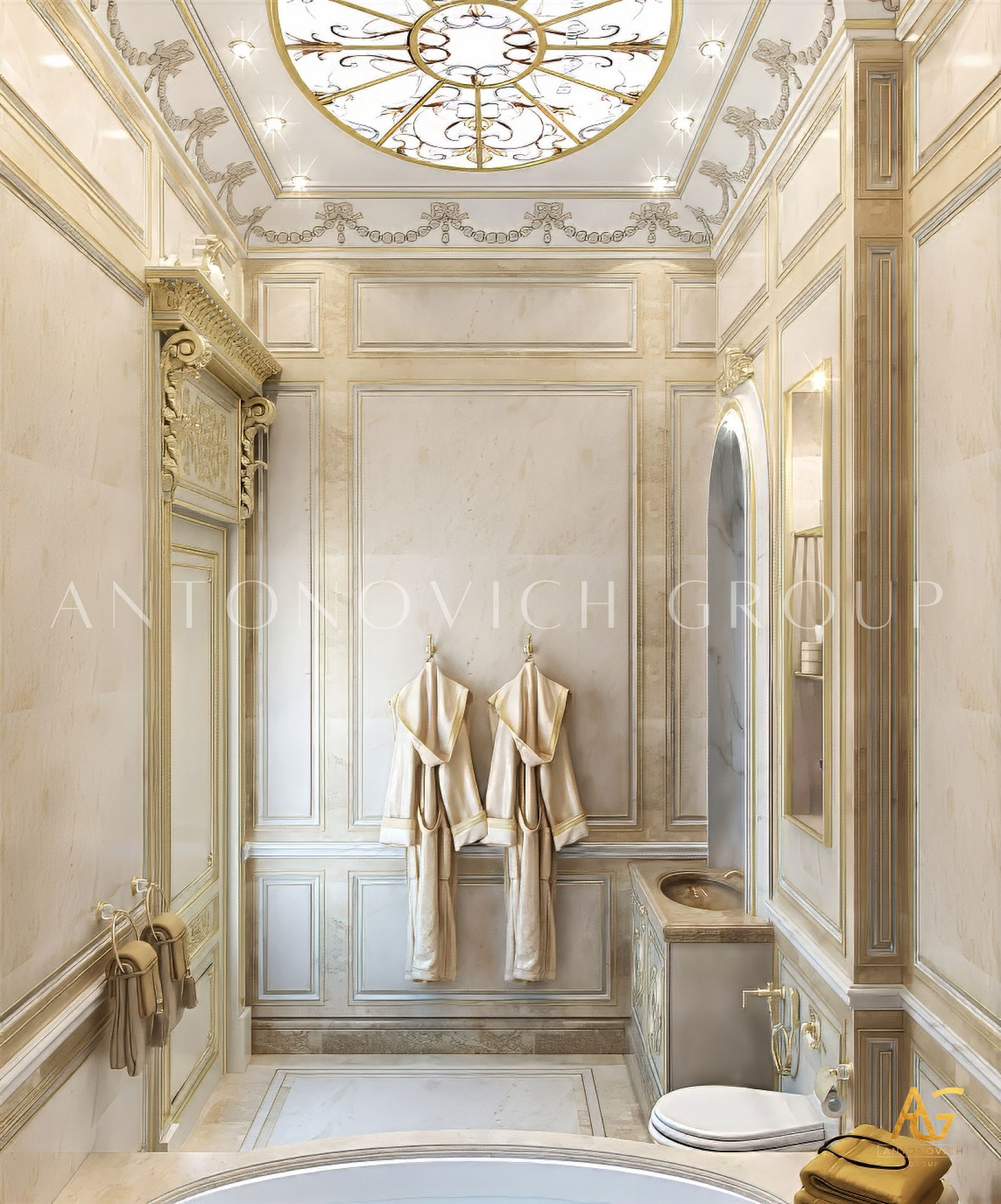 أفضل تصميم حمام جرلي