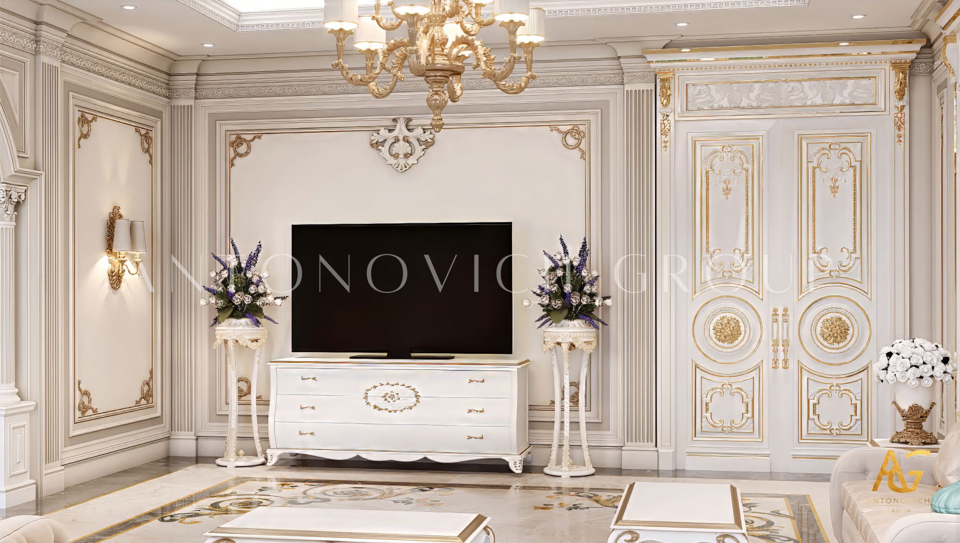 Glamorous Family Sitting Room