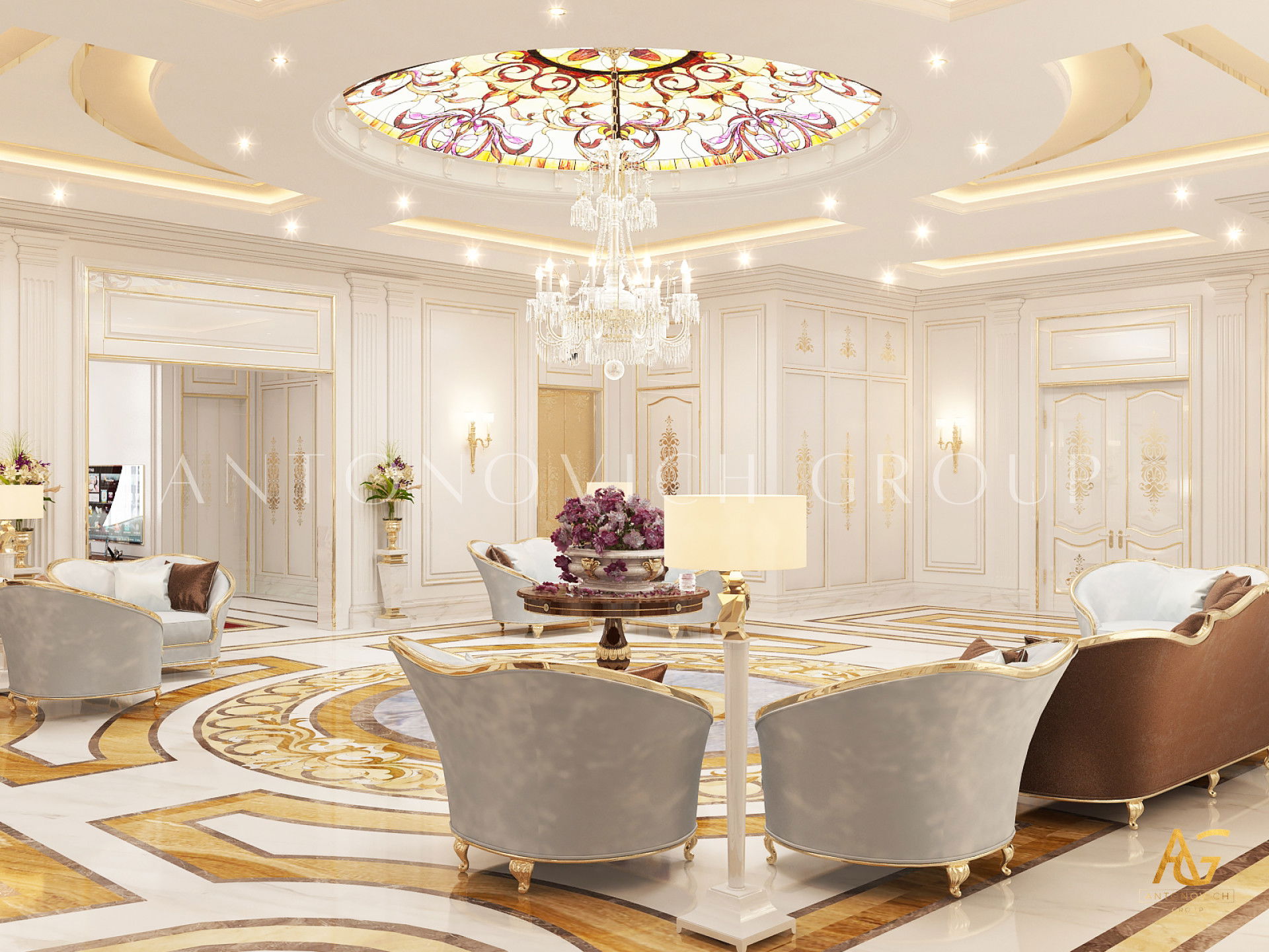 Современный дизайн мажлиса — роскошь и свет