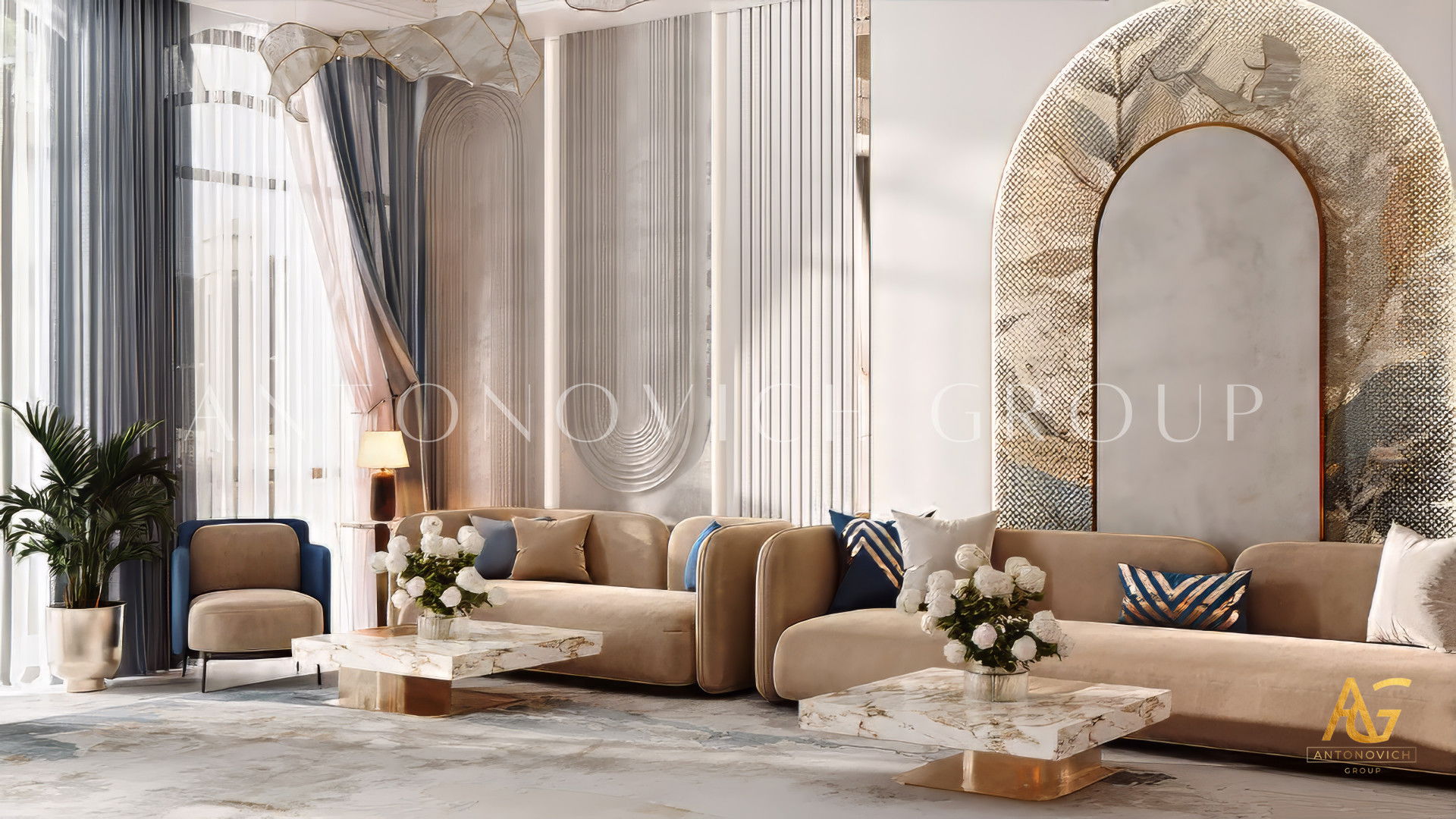 Люксовый дизайн интерьера в Эр-Рияде и Саудовской Аравии
