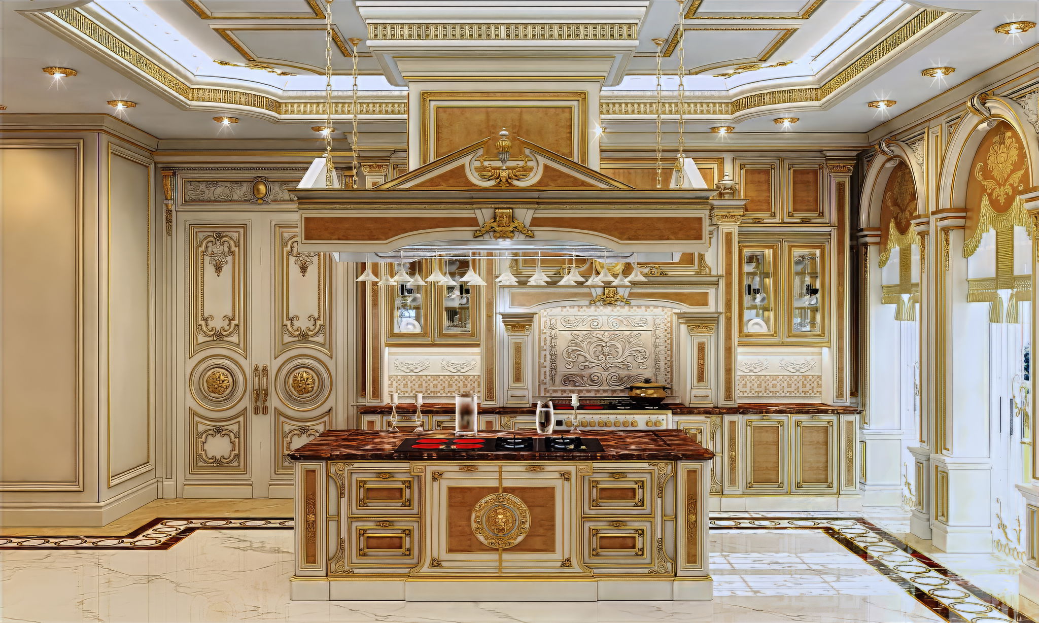 تصميم مطبخ كلاسيكي